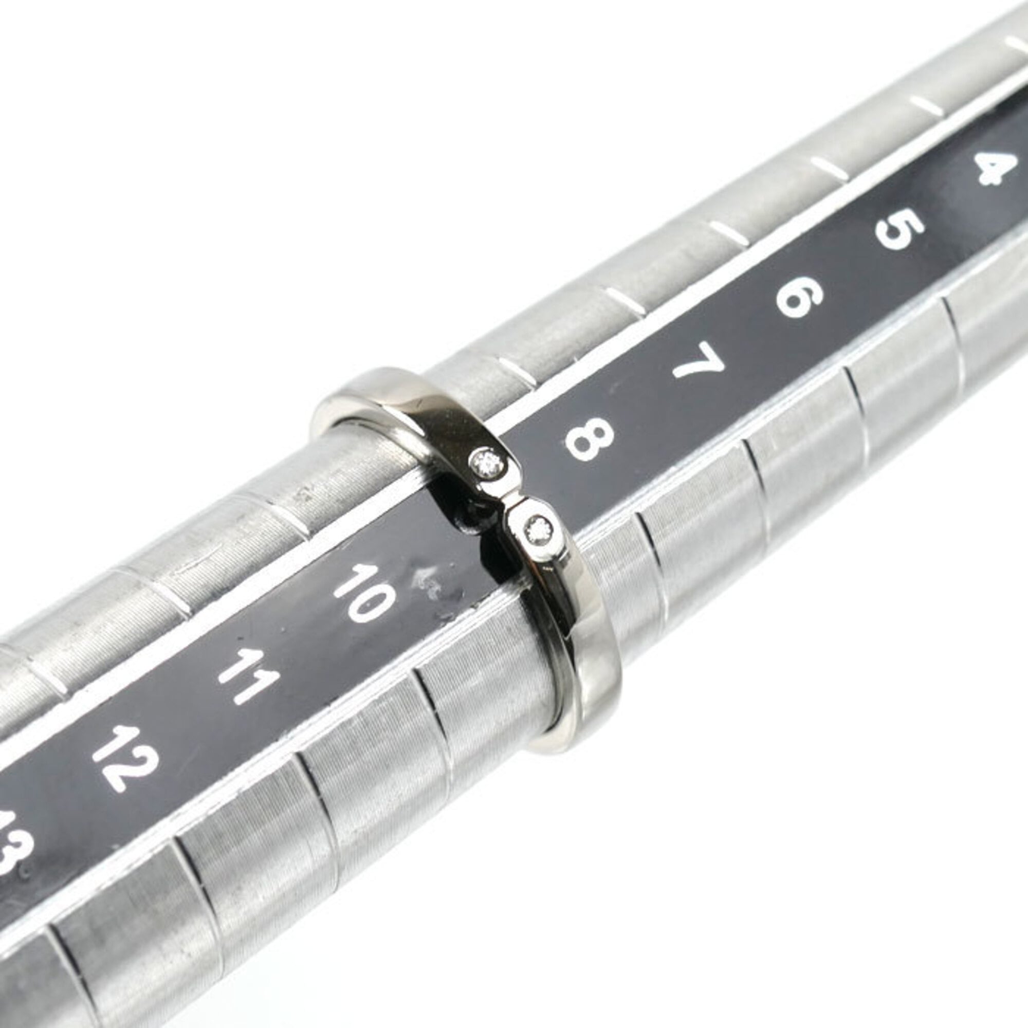 Hermes Platinum 950 Band Ring (Pre-Owned)
