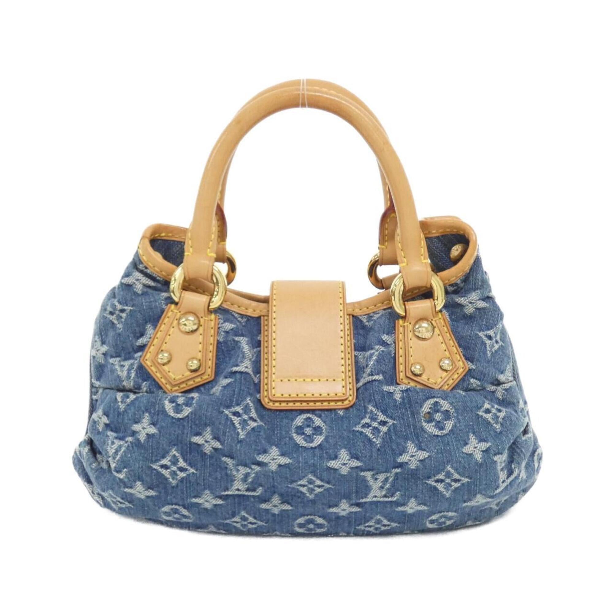 Louis Vuitton Blue Monogram Denim Handbag (Pre-Owned)