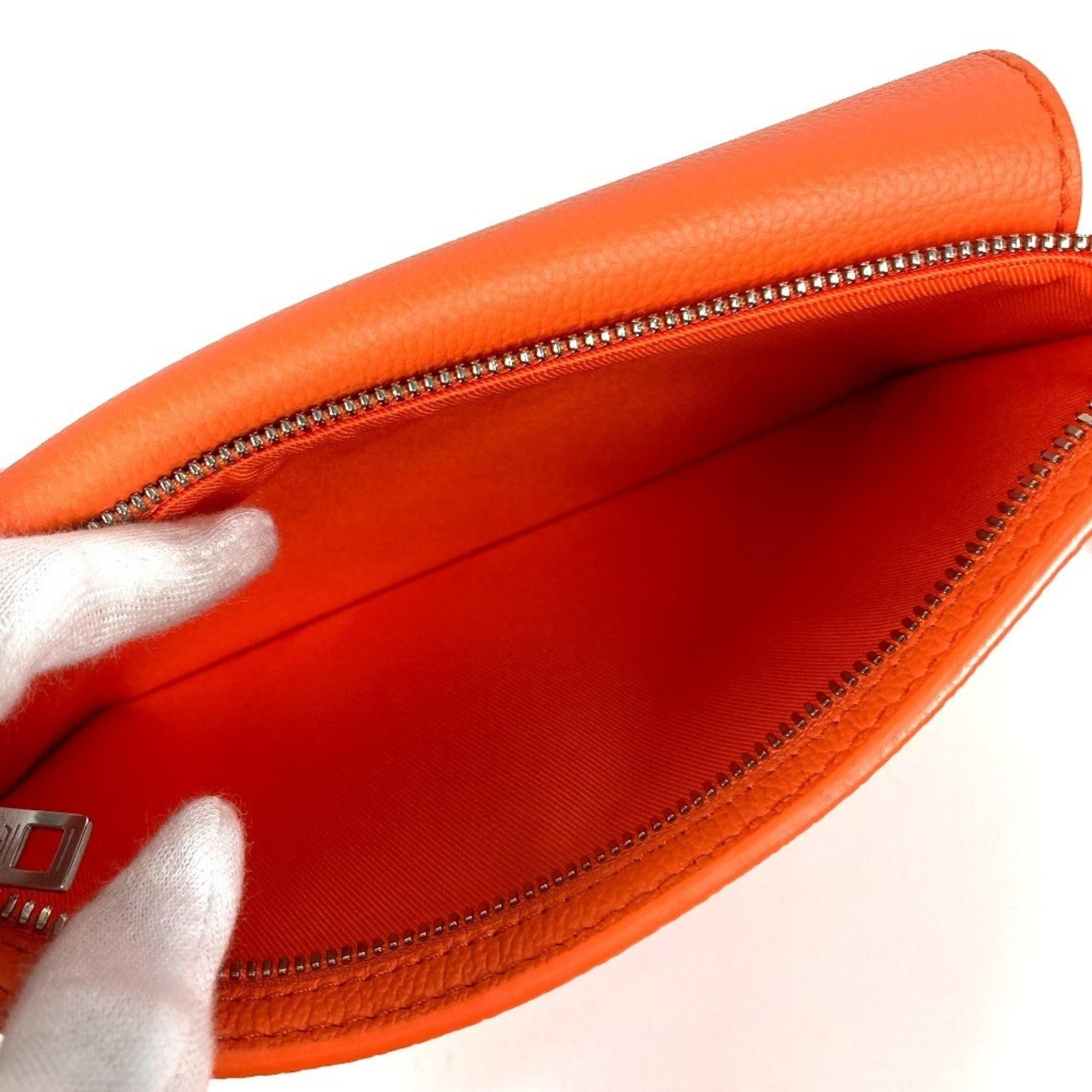 Louis Vuitton Orange Leather Fanny Pack Shoulder Bag (Pre-Owned)