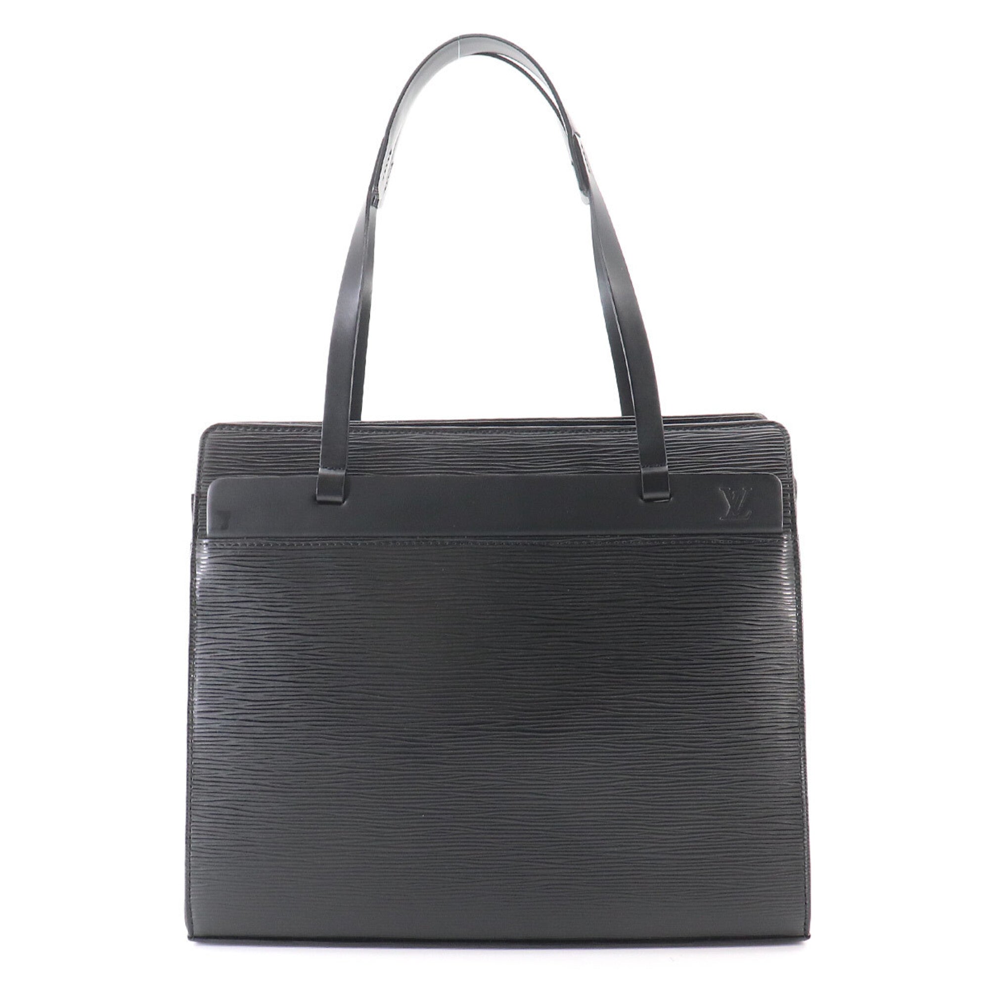 Louis Vuitton Black Noir Epi Leather Handbag Tote Bag (Pre-Owned)