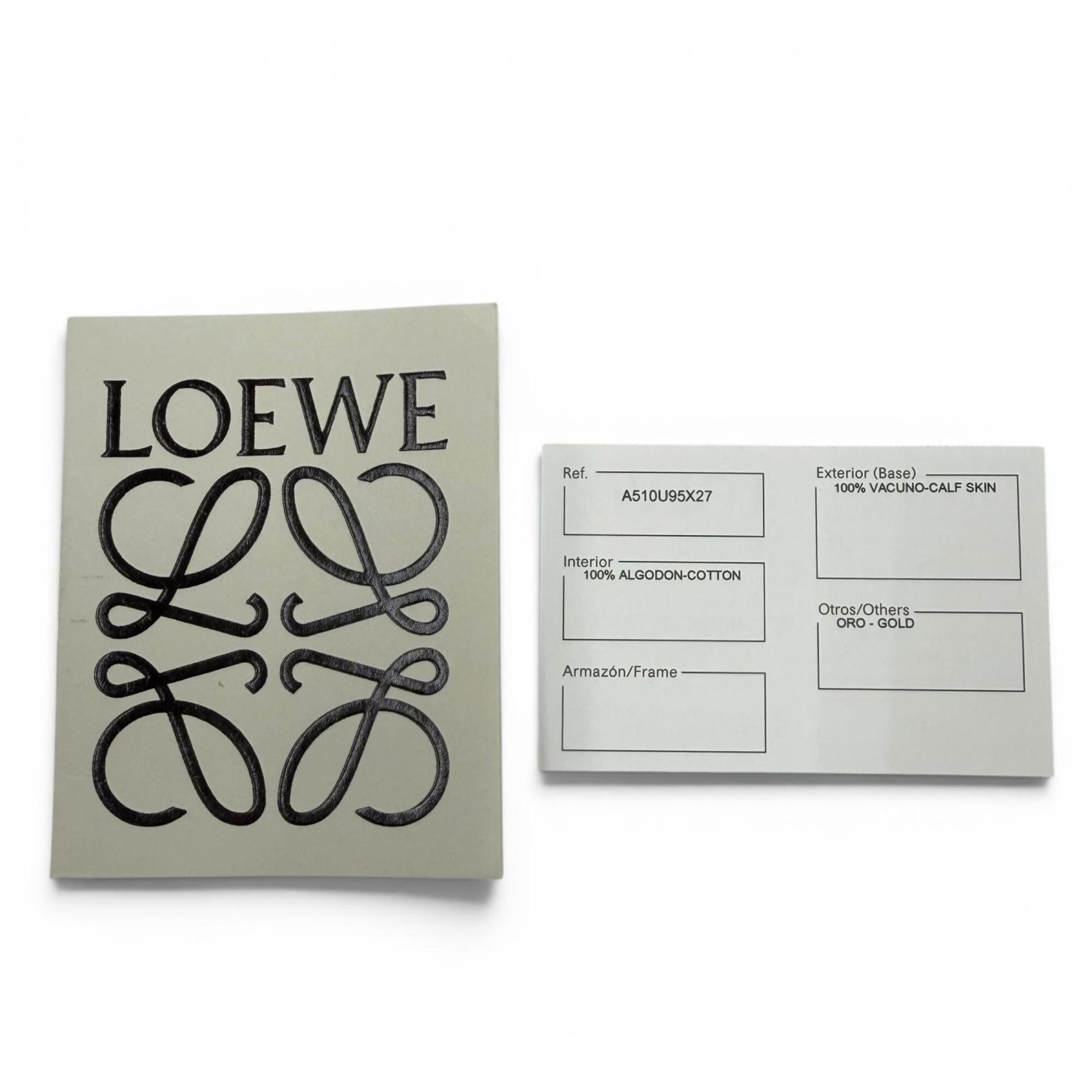 Loewe Beige Leather Handbag Shoulder Bag (Pre-Owned)