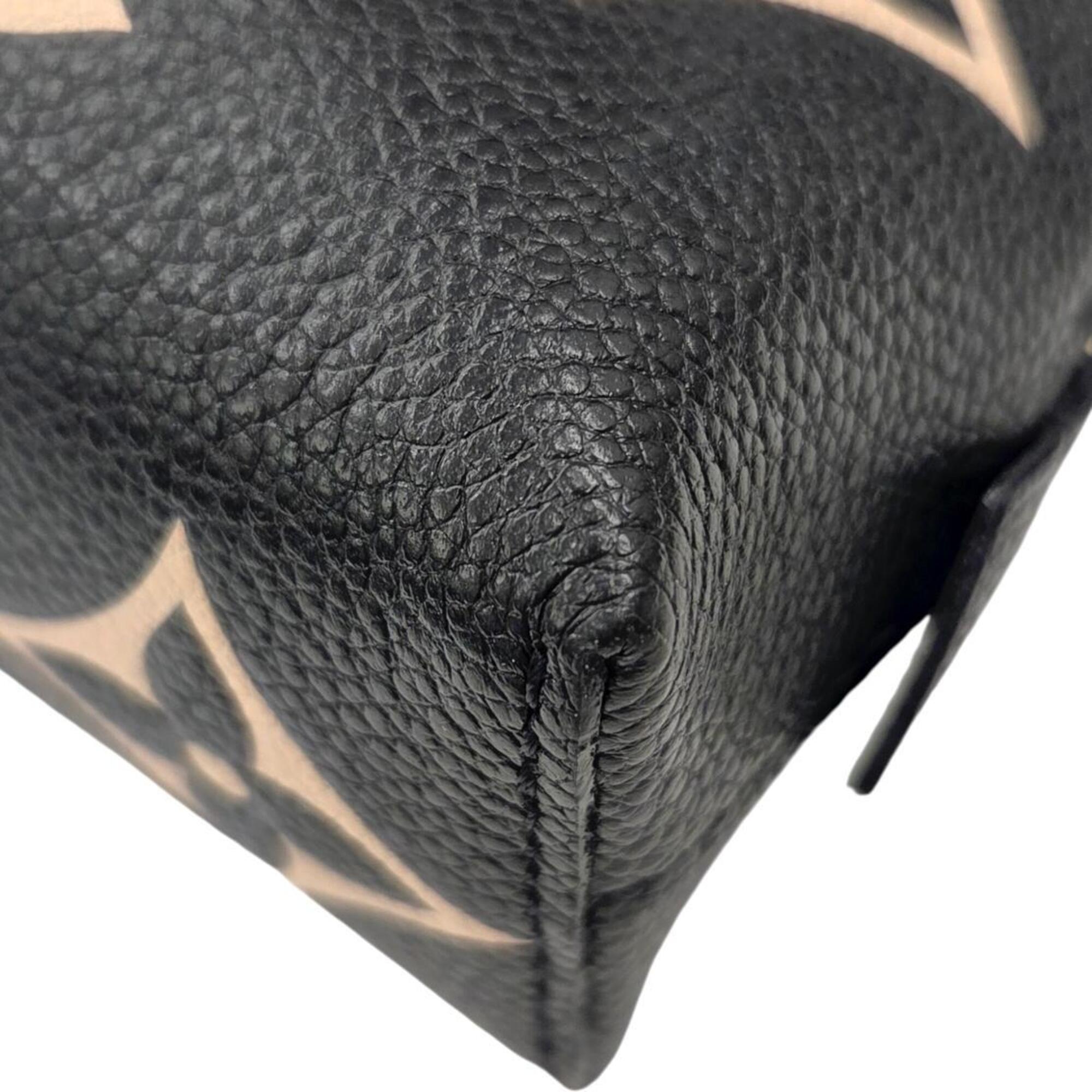 Louis Vuitton Beige Black Monogram Empreinte Pochette Pouch (Pre-Owned)