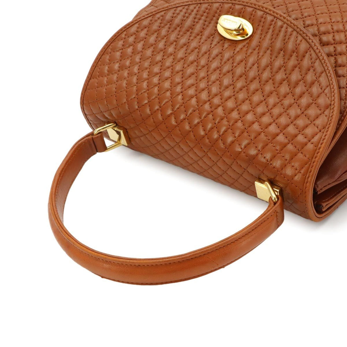 Bally Brown Leather Handbag (Pre-Owned)