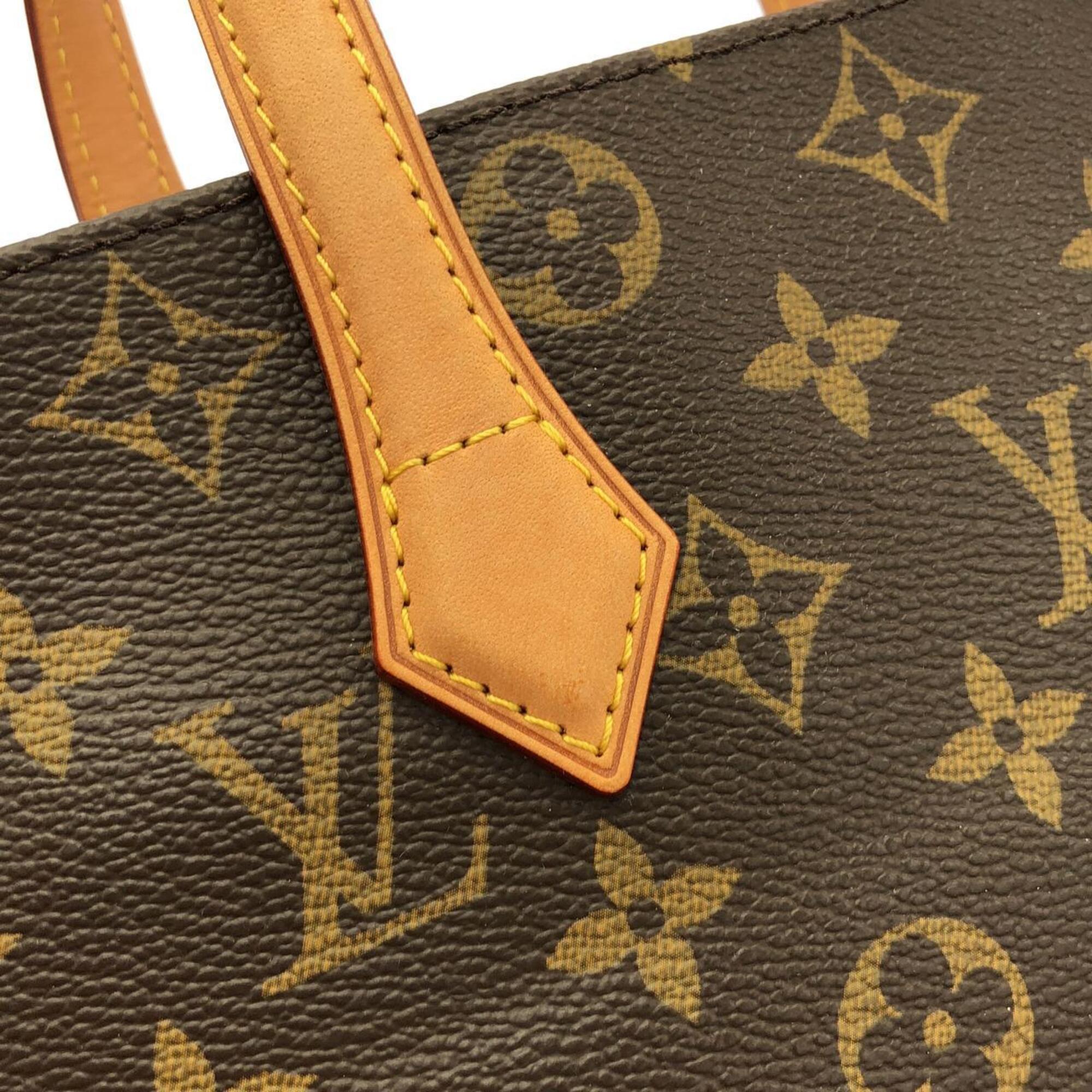 Louis Vuitton Monogram Marron Coated Canvas Handbag (Pre-Owned)