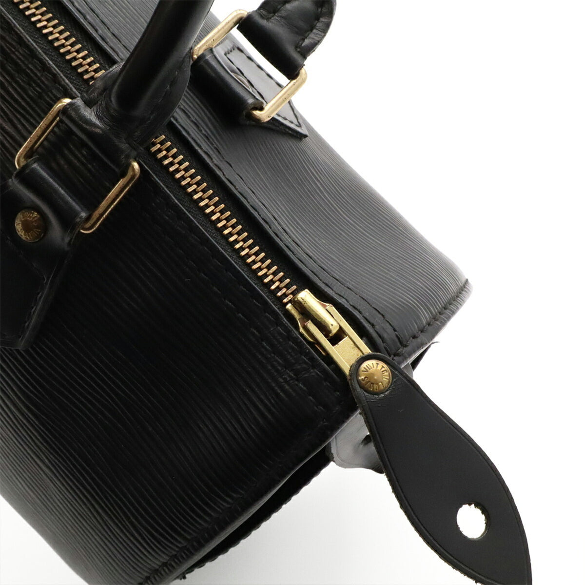 Louis Vuitton Noir Epi Leather Boston Bag Handbag (Pre-Owned)