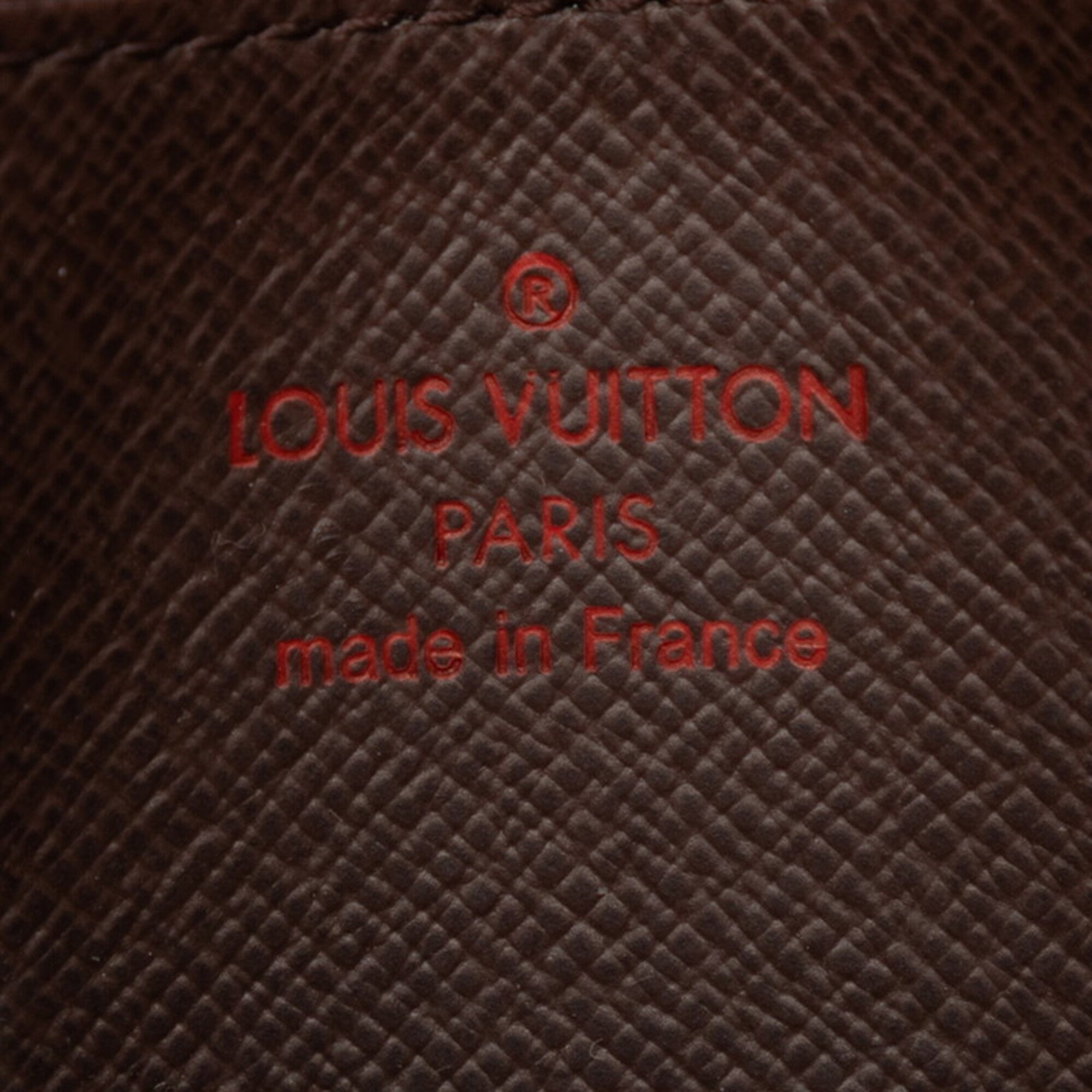 Louis Vuitton Brown Pvc Leather Coin Purse/Coin Case (Pre-Owned)