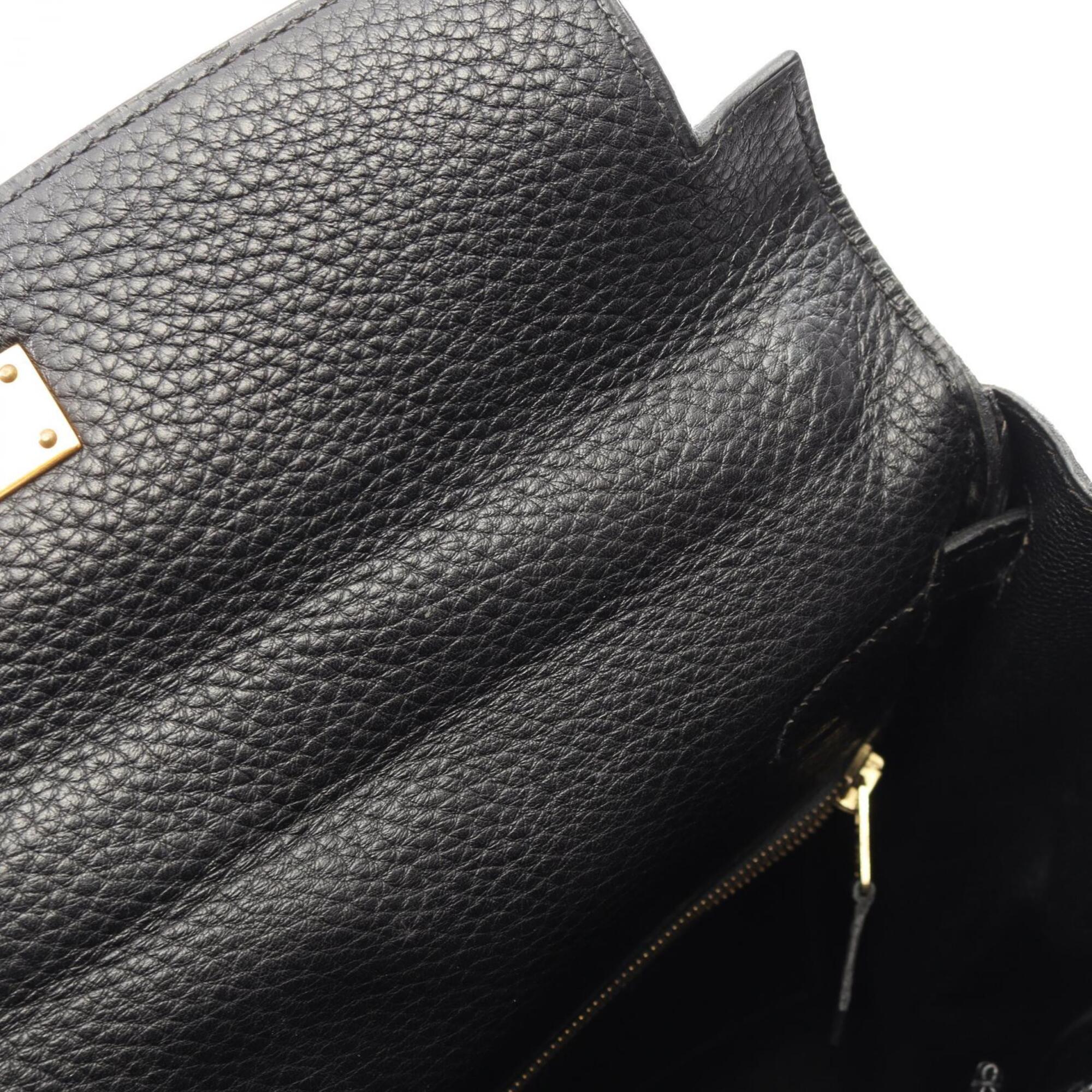 Hermes Black Togo Leather Backpack Handbag (Pre-Owned)