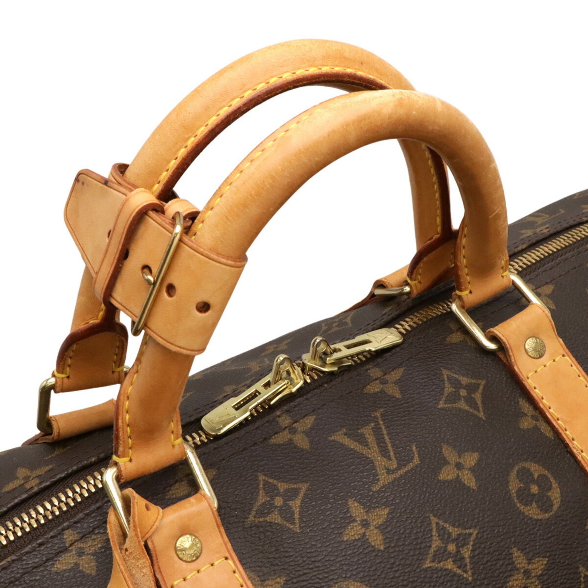 Louis Vuitton Brown Monogram Canvas Boston Bag Shoulder Bag (Pre-Owned)