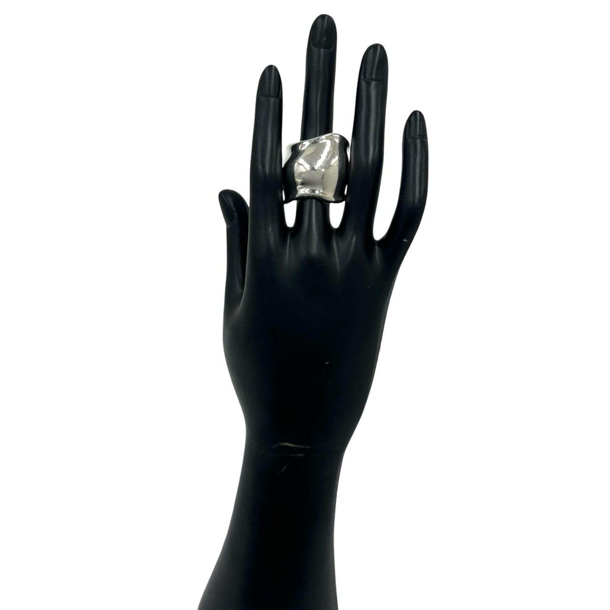 Tiffany Silver Silver 925 Band Ring (Pre-Owned)
