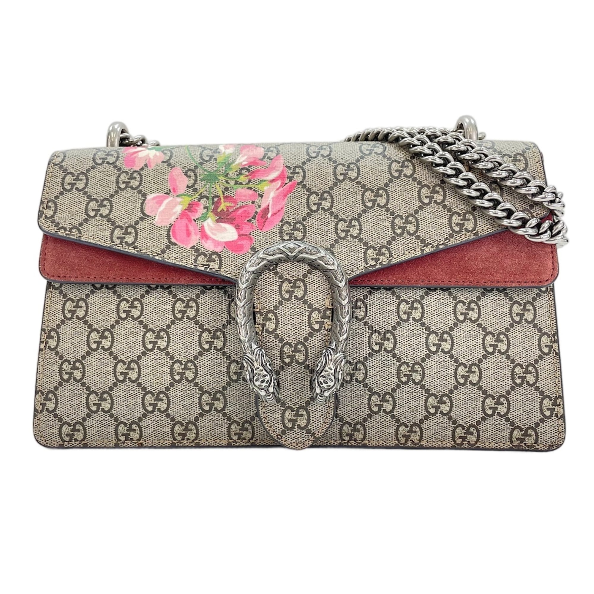 Gucci Gg Blooms Beige Shoulder Bag (Pre-Owned)