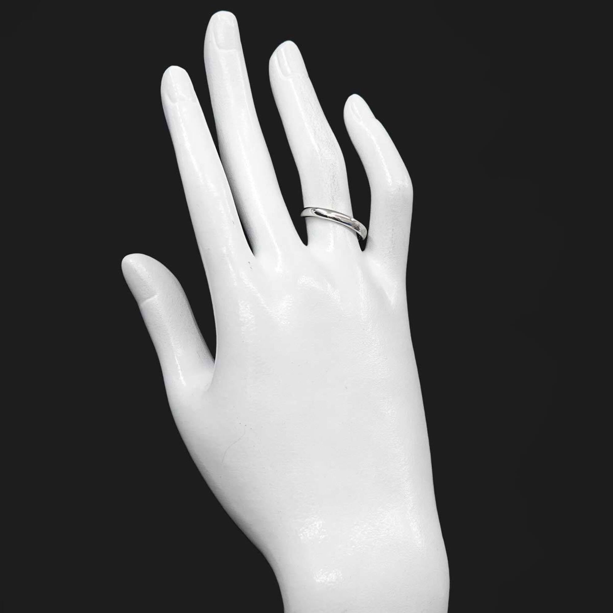 Tiffany Platinum Platinum 950 Band Ring (Pre-Owned)