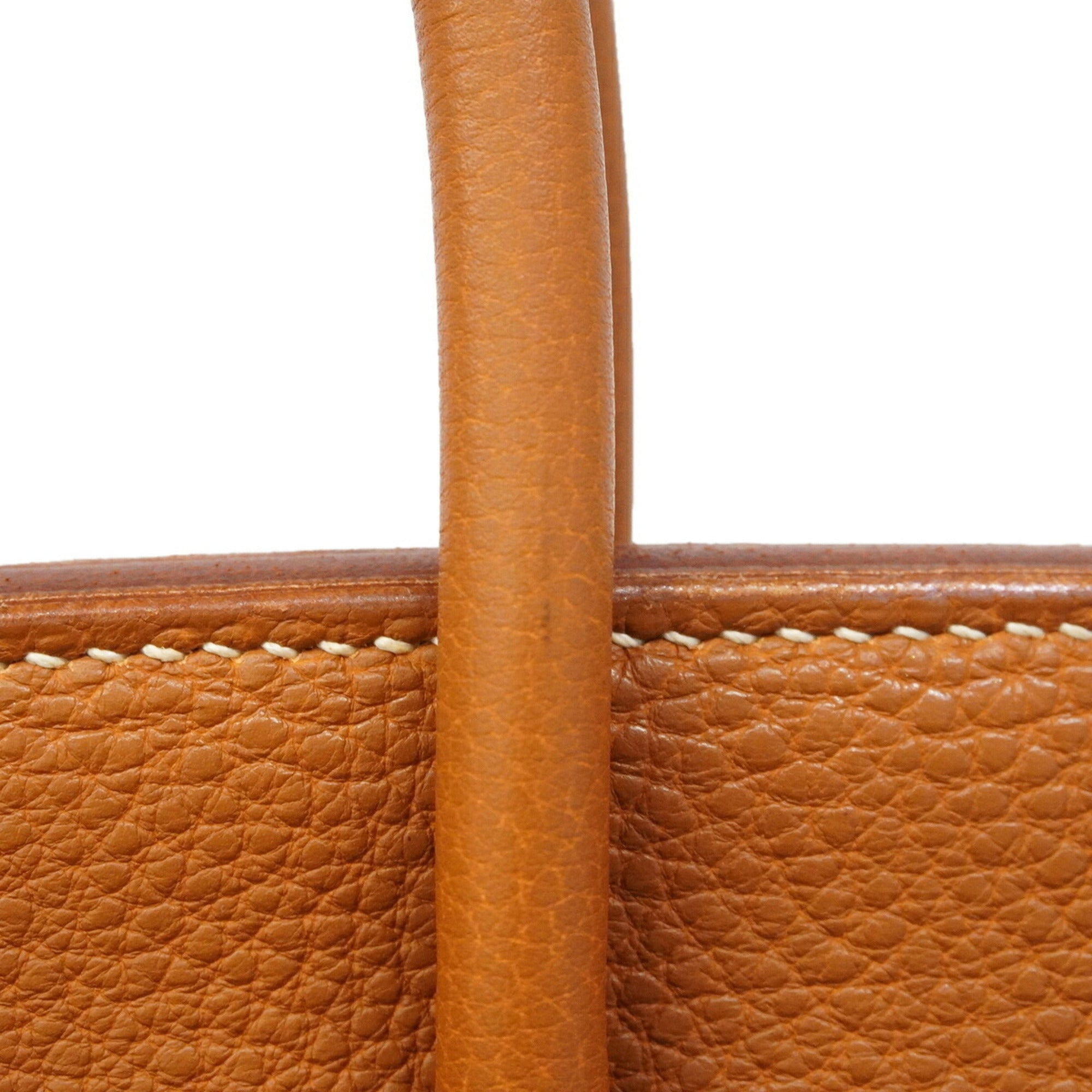 Hermes Gold Togo Leather Handbag (Pre-Owned)