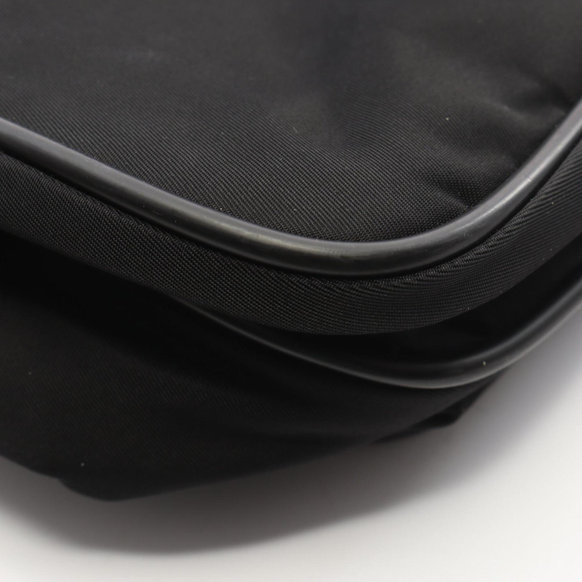 Prada Black Nylon Handbag Shoulder Bag (Pre-Owned)