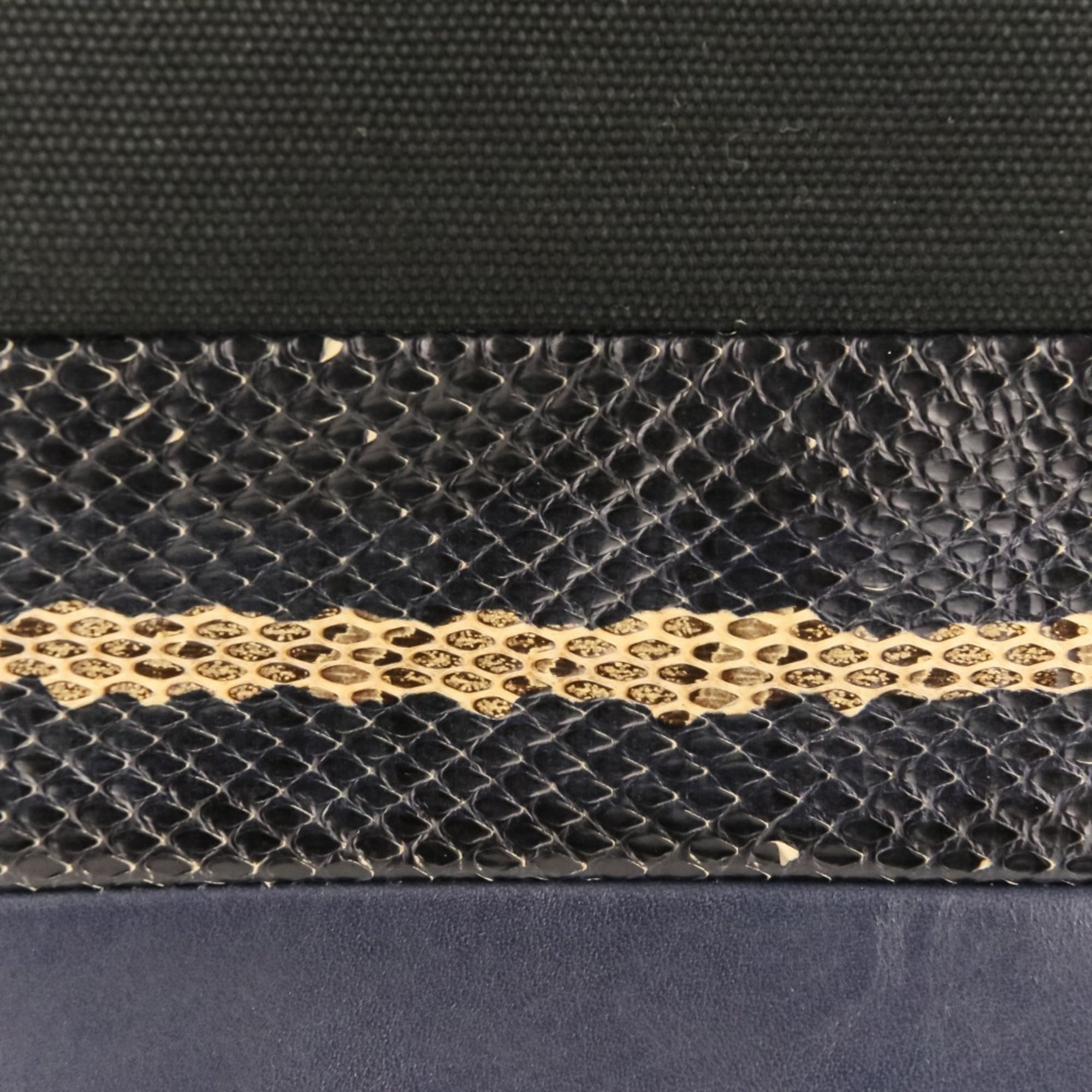 Prada Black Navy Handbag Shoulder Bag (Pre-Owned)