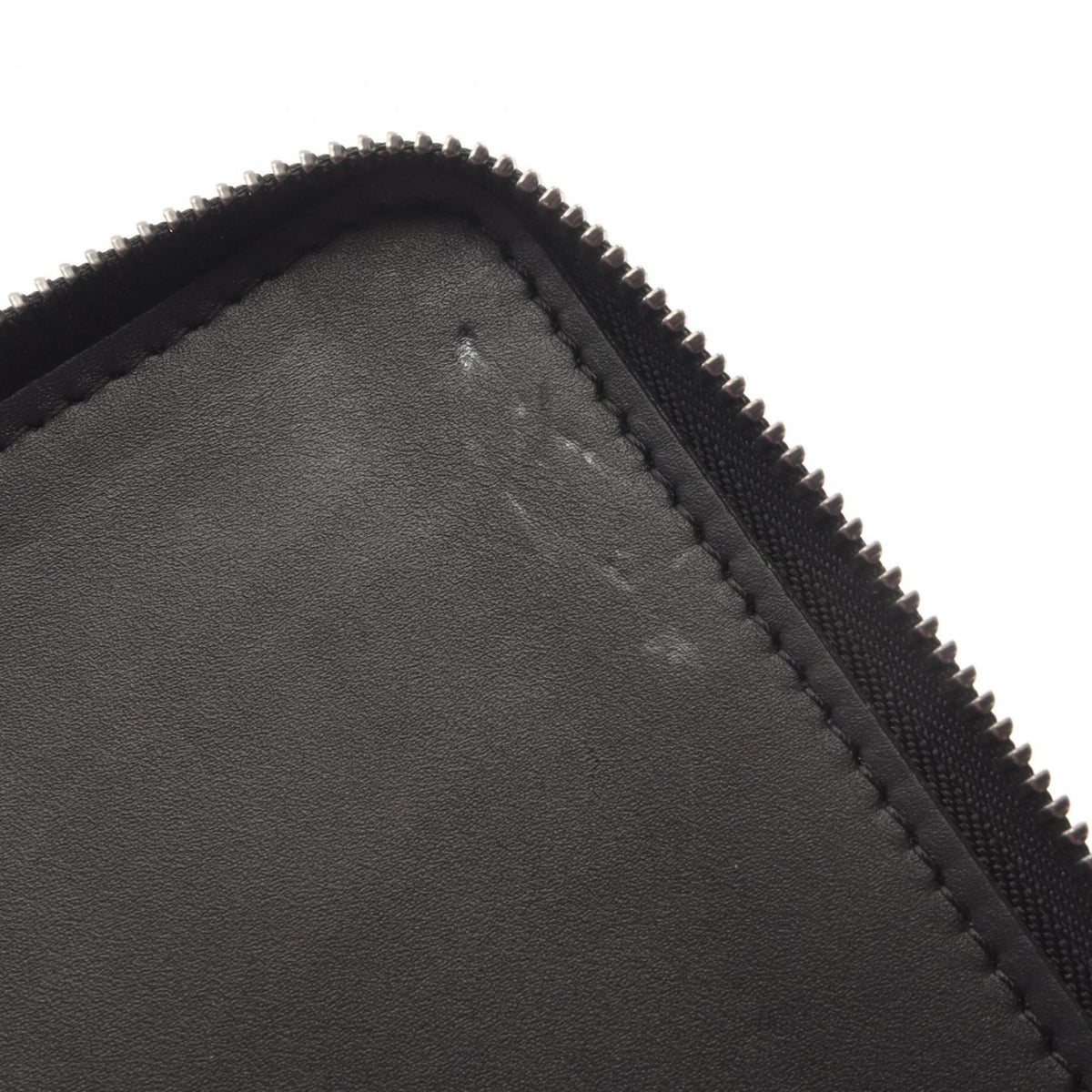 Louis Vuitton Black Leather Long Wallet (Bi-Fold) (Pre-Owned)