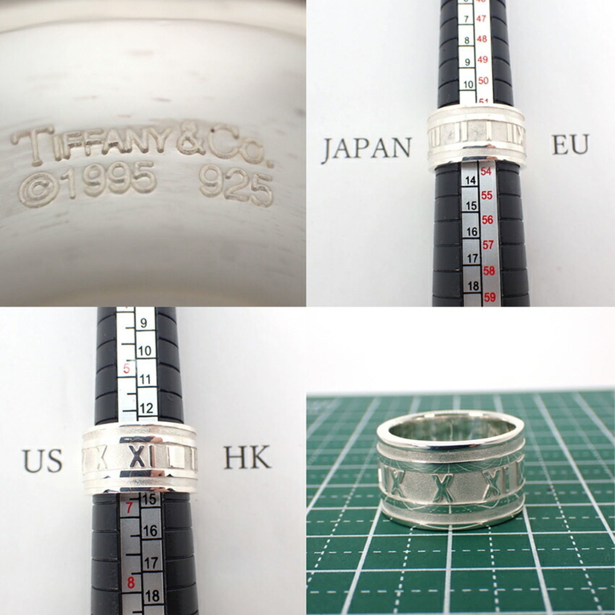 Tiffany Sterling Silver 925 Band Ring (Pre-Owned)