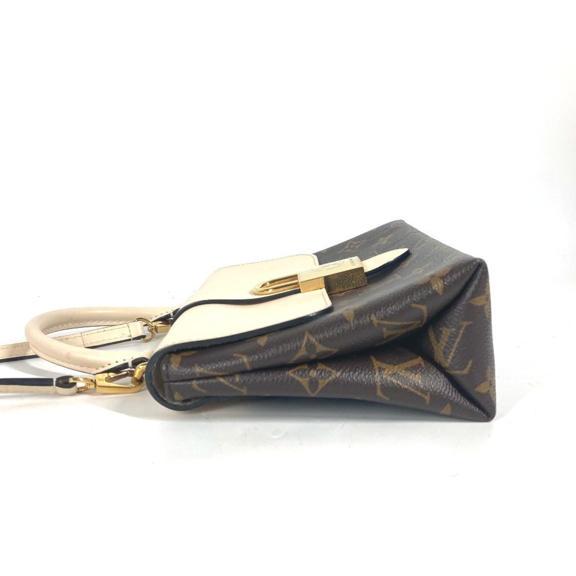 Louis Vuitton Monogram Brown White Monogram Handbag Shoulder Bag (Pre-Owned)