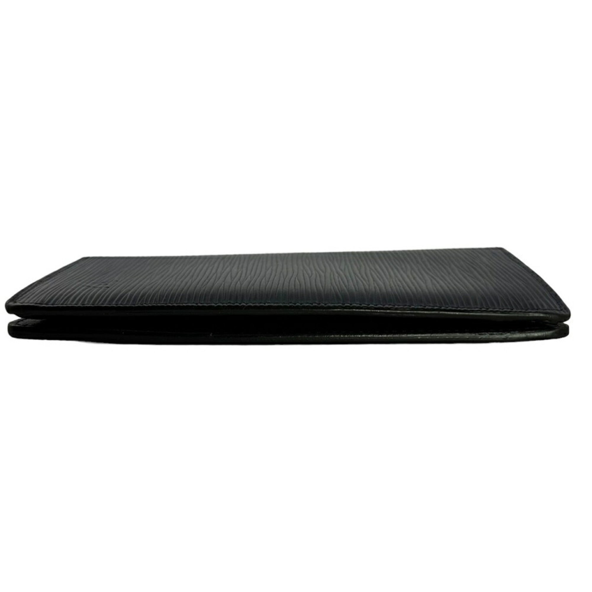 Louis Vuitton Noir Epi Leather Long Wallet (Bi-Fold) (Pre-Owned)