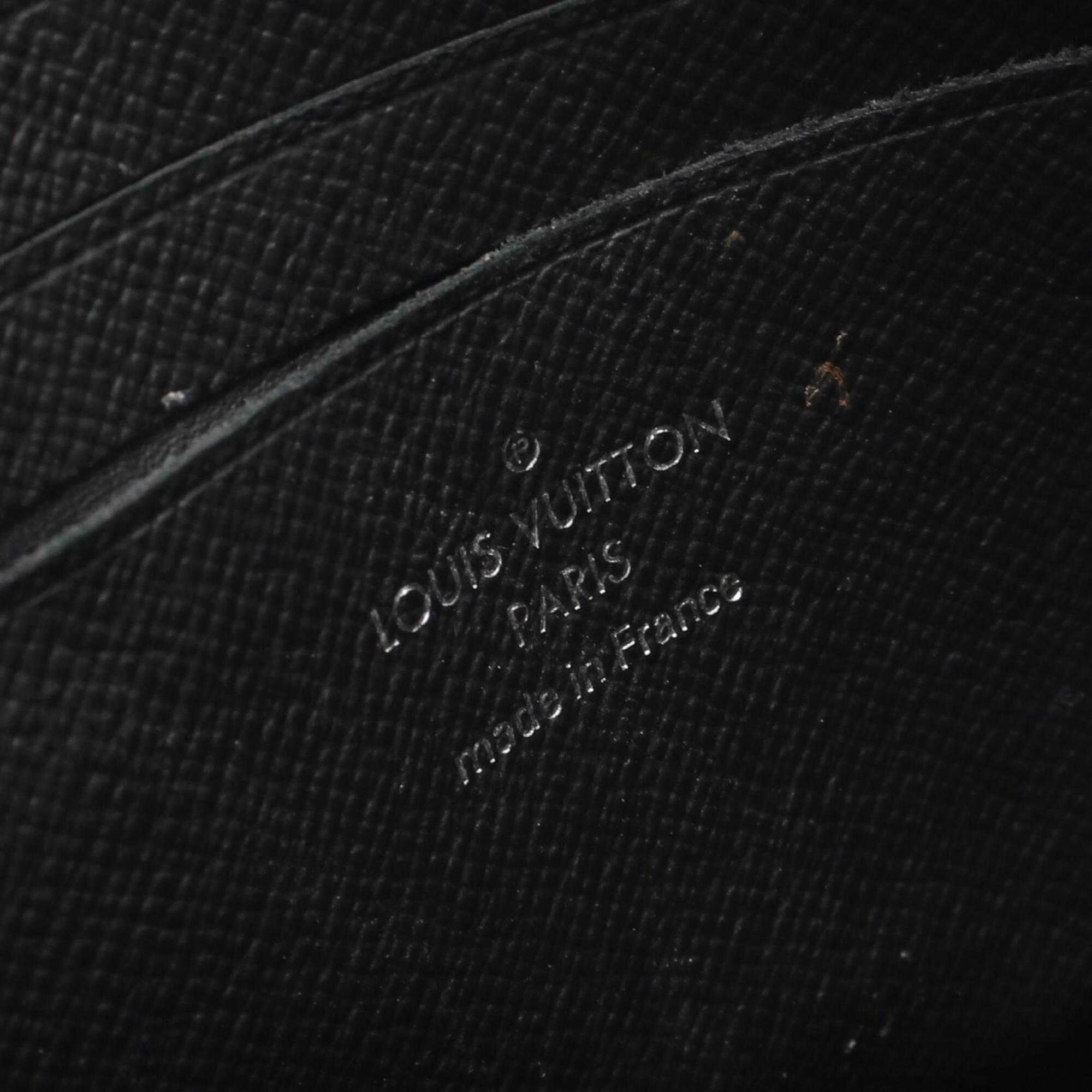 Louis Vuitton Black Brown Monogram Macassar Coated Canvas Leather Shoulder Bag (Pre-Owned)