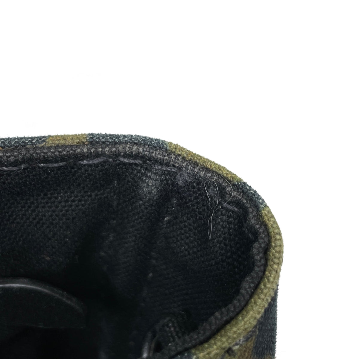 Prada Beige Green Canvas Handbag (Pre-Owned)