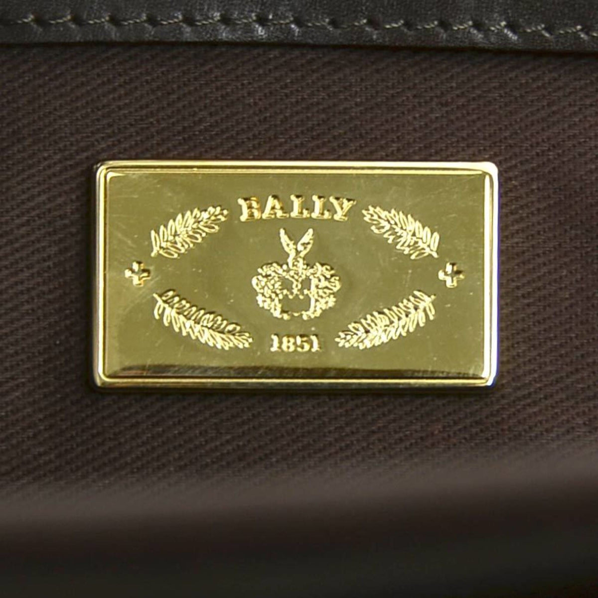 Bally Brown Leather Handbag (Pre-Owned)