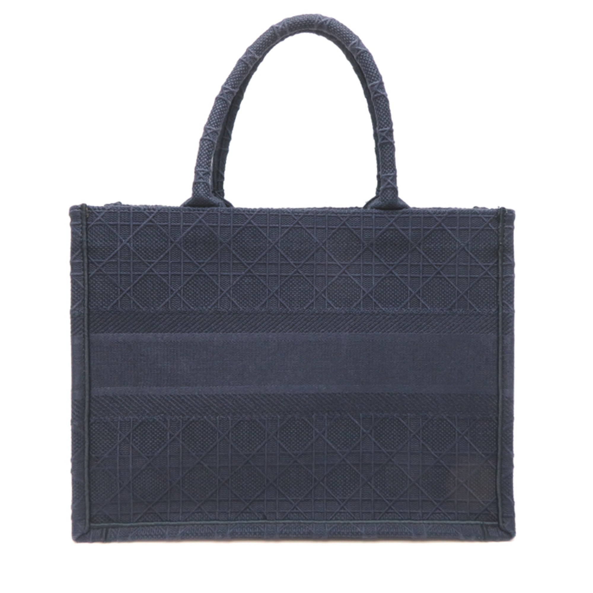Christian Dior Navy Canvas Tote Bag (Pre-Owned)