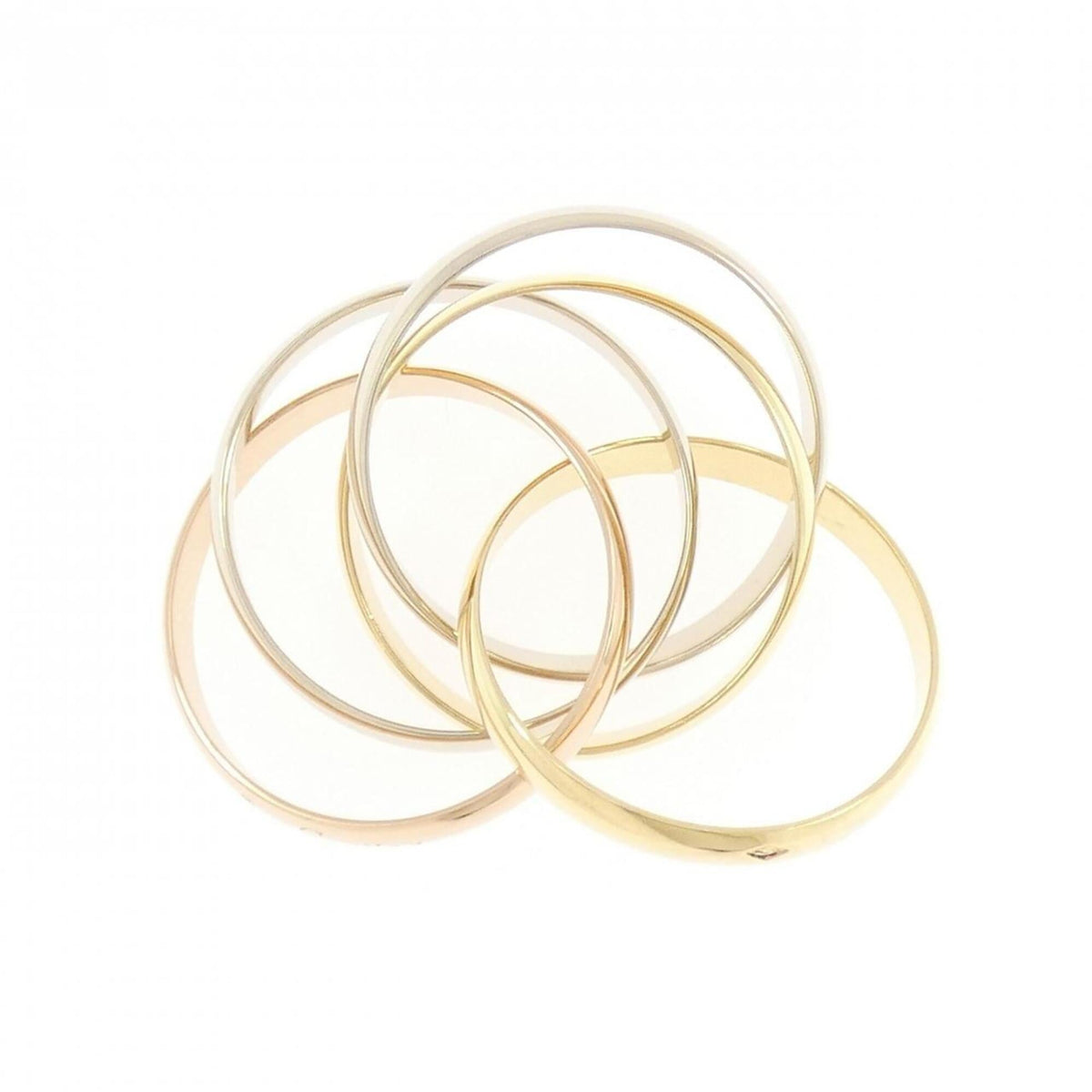 Cartier Trinity Yellow Gold (18K) Pink Gold (18K) White Gold (18K) Band Ring (Pre-Owned)