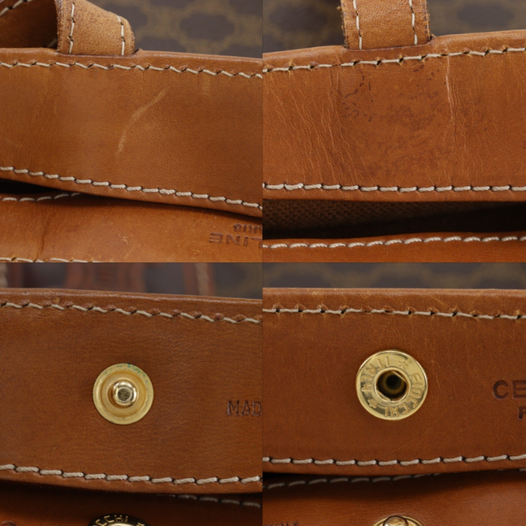 Celine Brown Pvc Tote Bag (Pre-Owned)