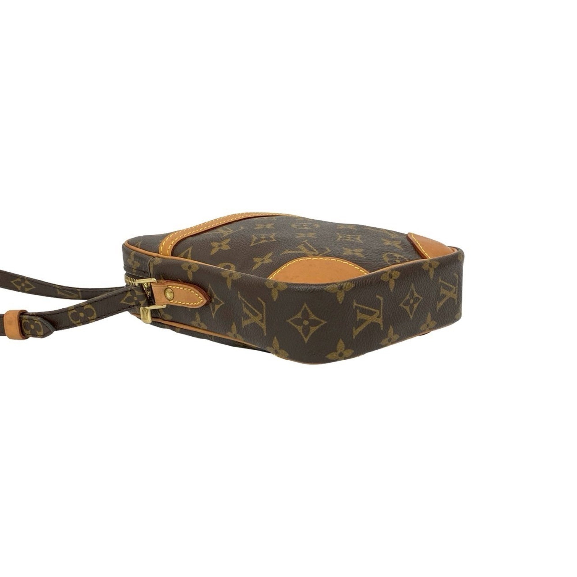 Louis Vuitton Brown Pvc Leather Pochette Shoulder Bag (Pre-Owned)