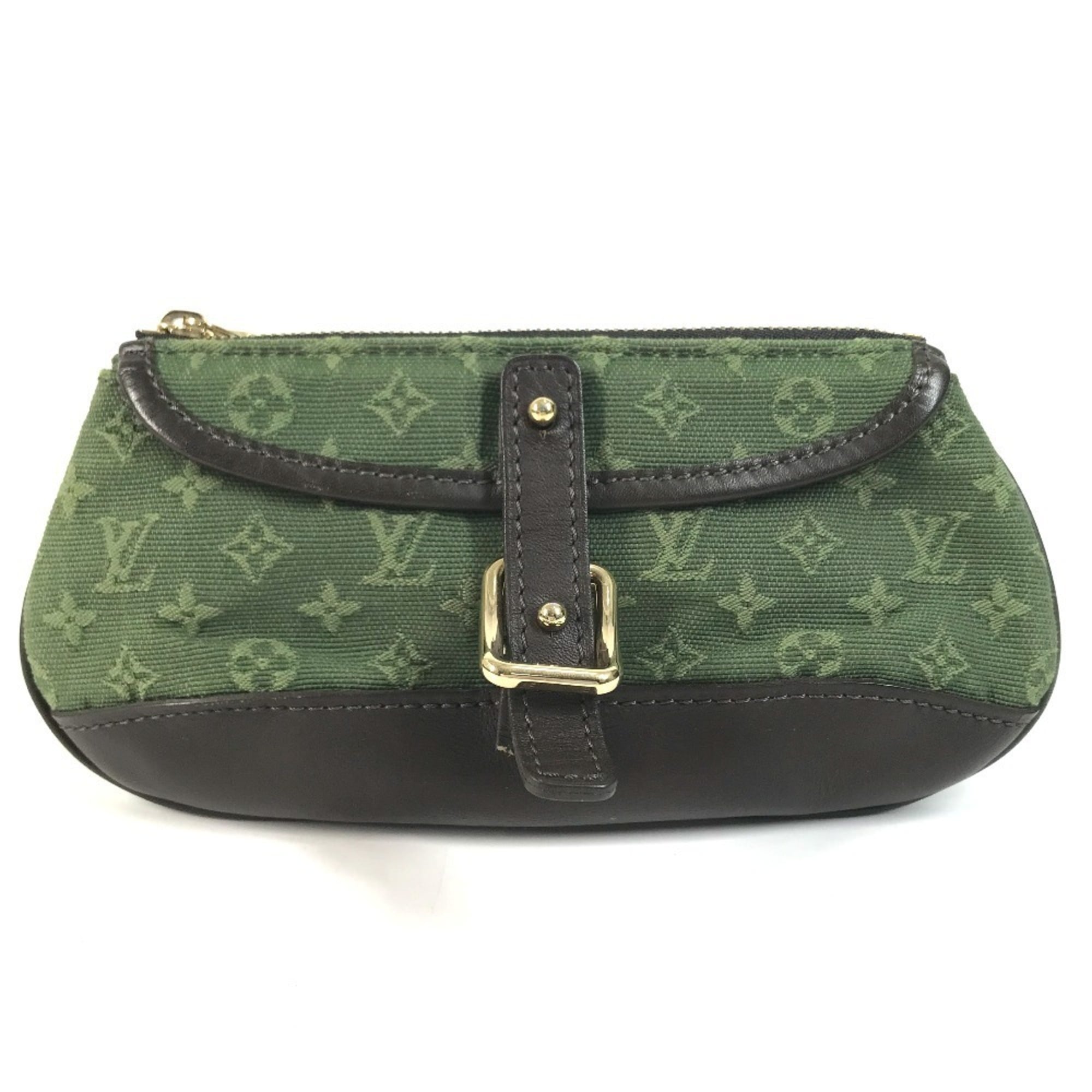 Louis Vuitton Khaki Monogram Monogram Mini Handbag Pouch (Pre-Owned)