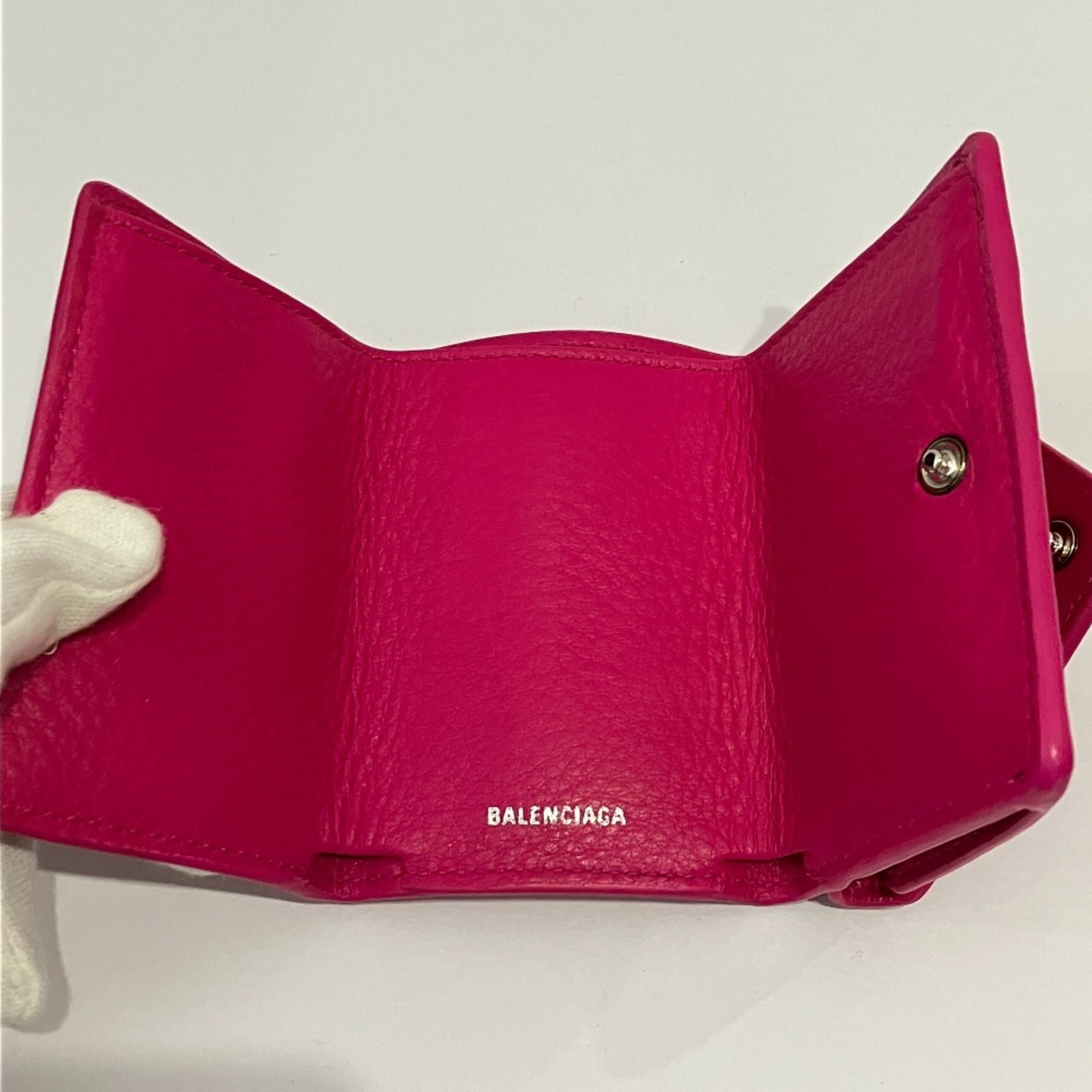 Balenciaga Purple Wallet (Tri-Fold) (Pre-Owned)