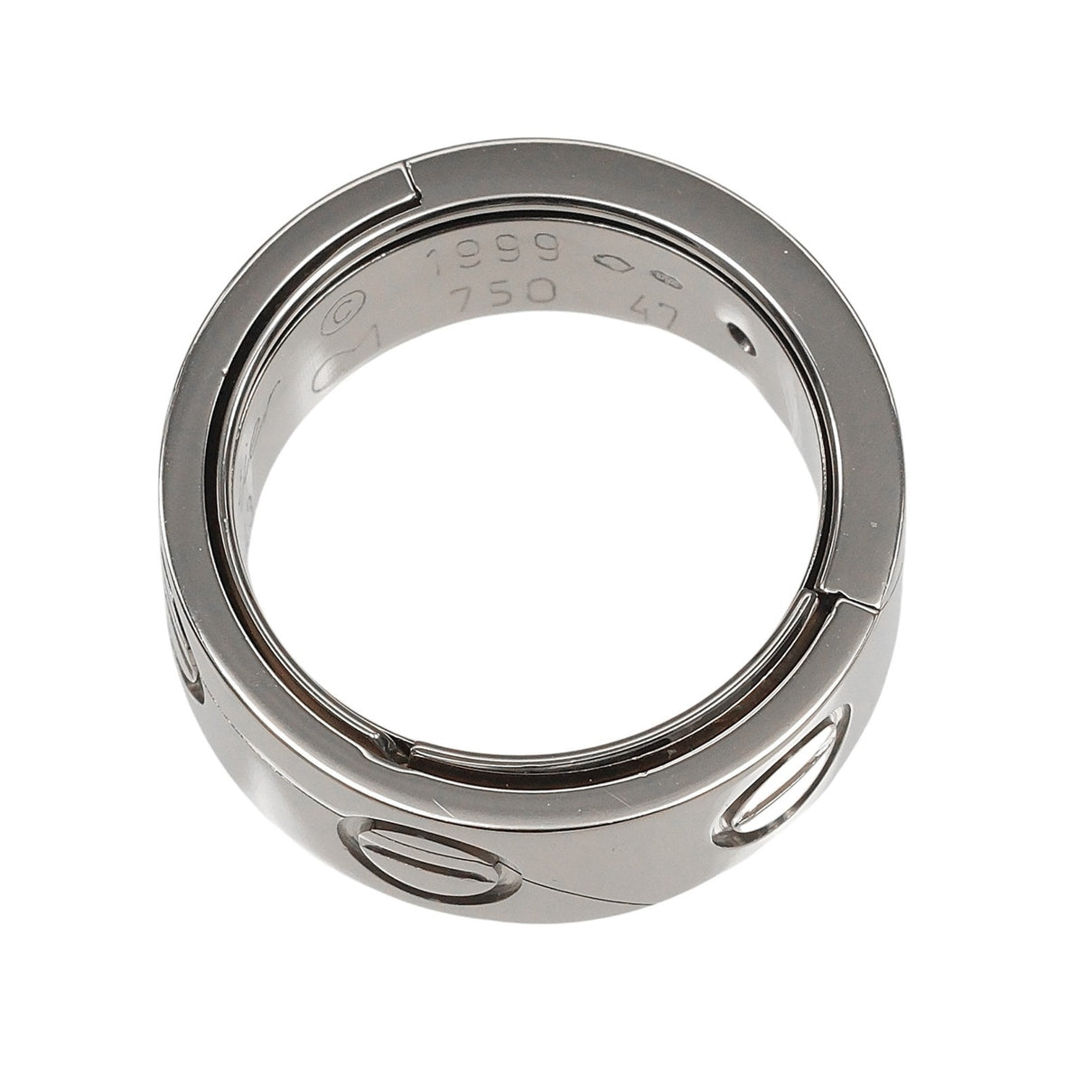 Cartier White Gold (18K) Band Ring (Pre-Owned)