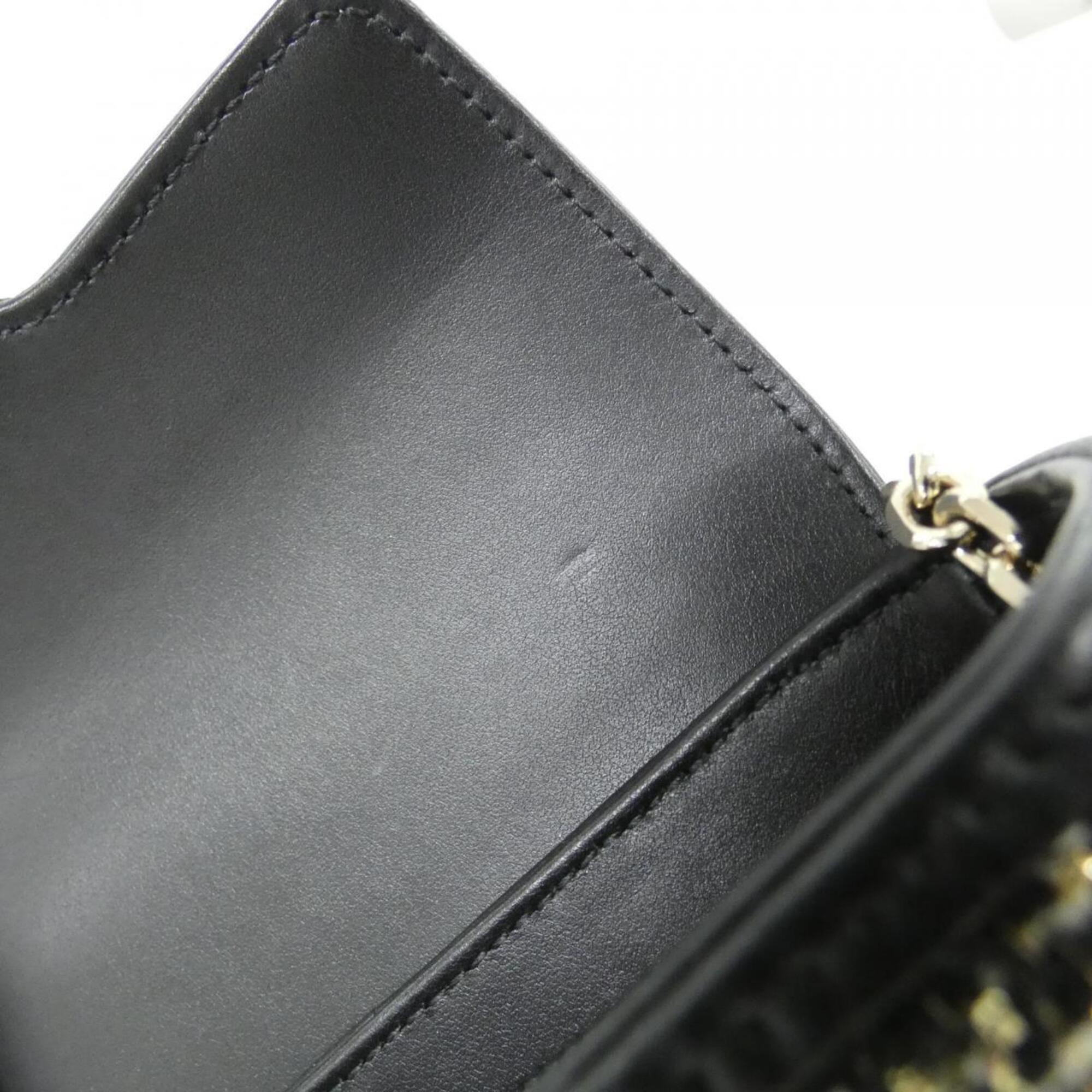 Gucci Black Tweed Shoulder Bag (Pre-Owned)