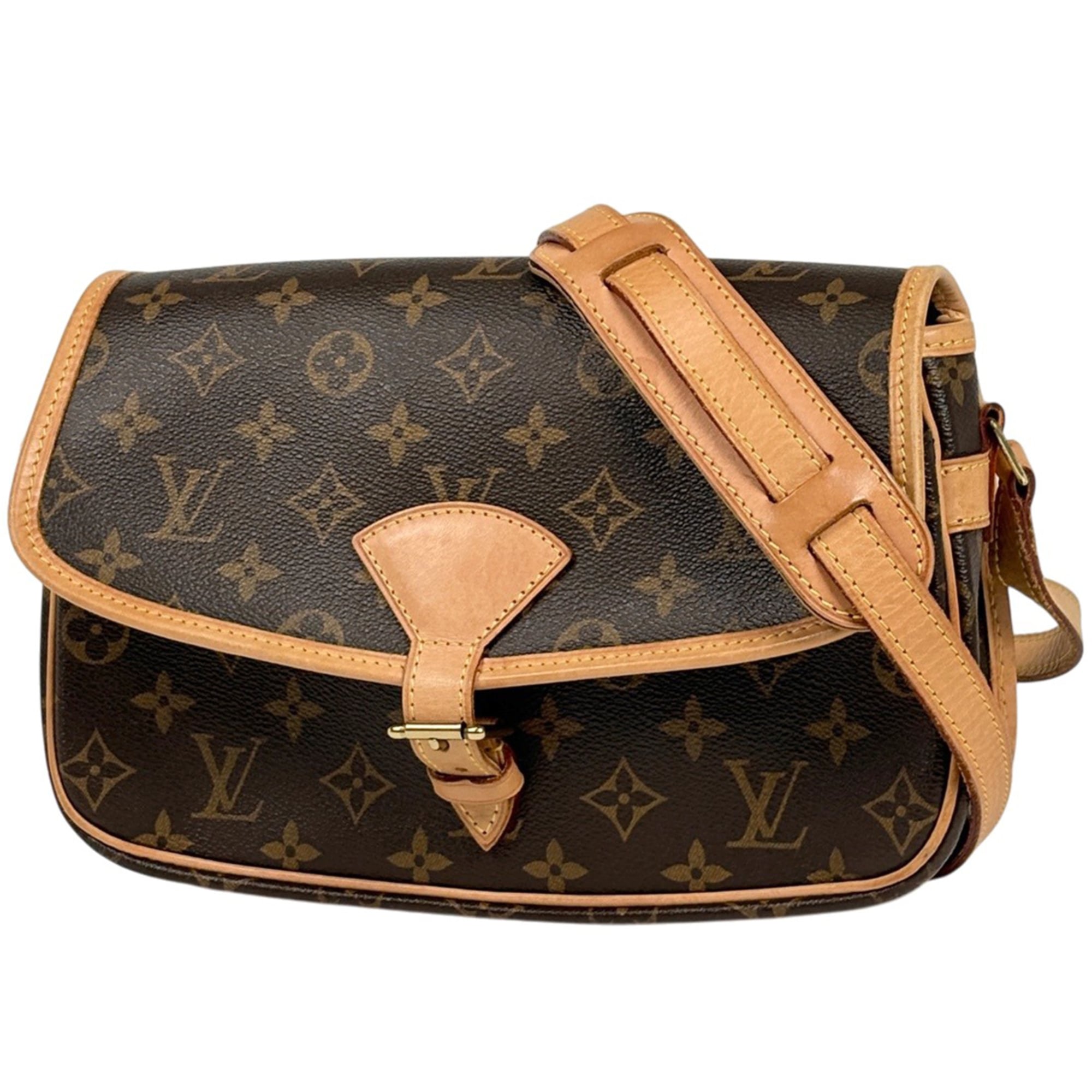 Louis Vuitton Brown Monogram Shoulder Bag (Pre-Owned)