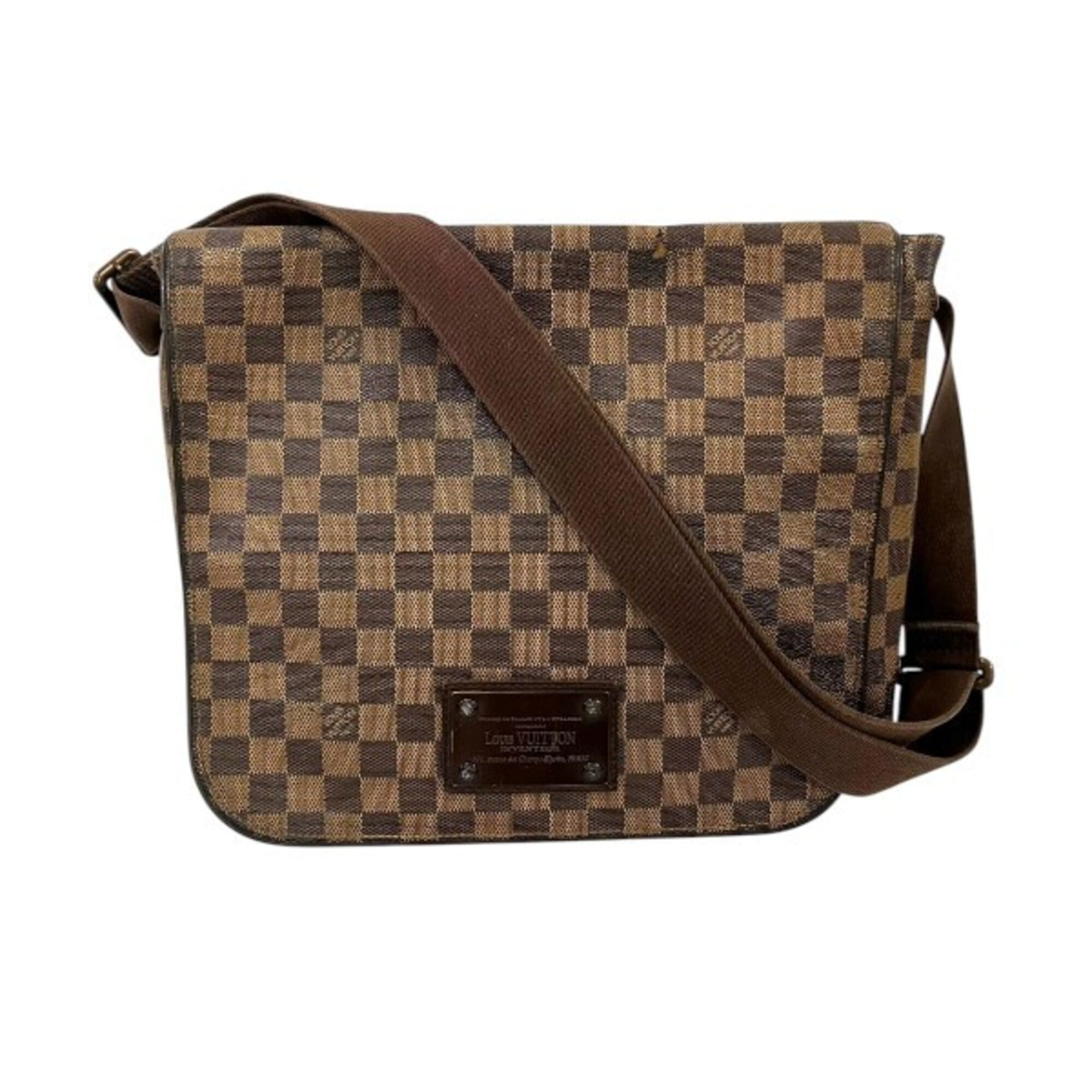 Louis Vuitton Brown Handbag Shoulder Bag (Pre-Owned)