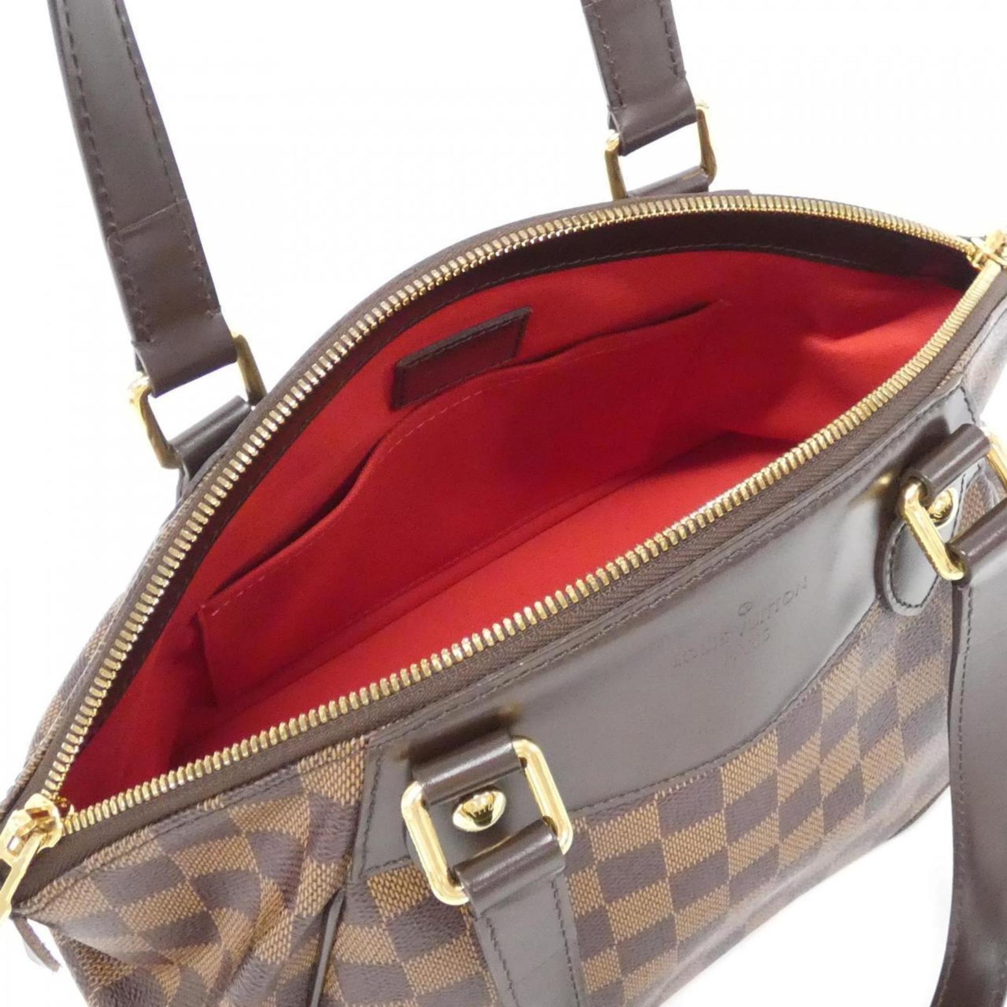 Louis Vuitton Brown Coated Canvas Handbag (Pre-Owned)