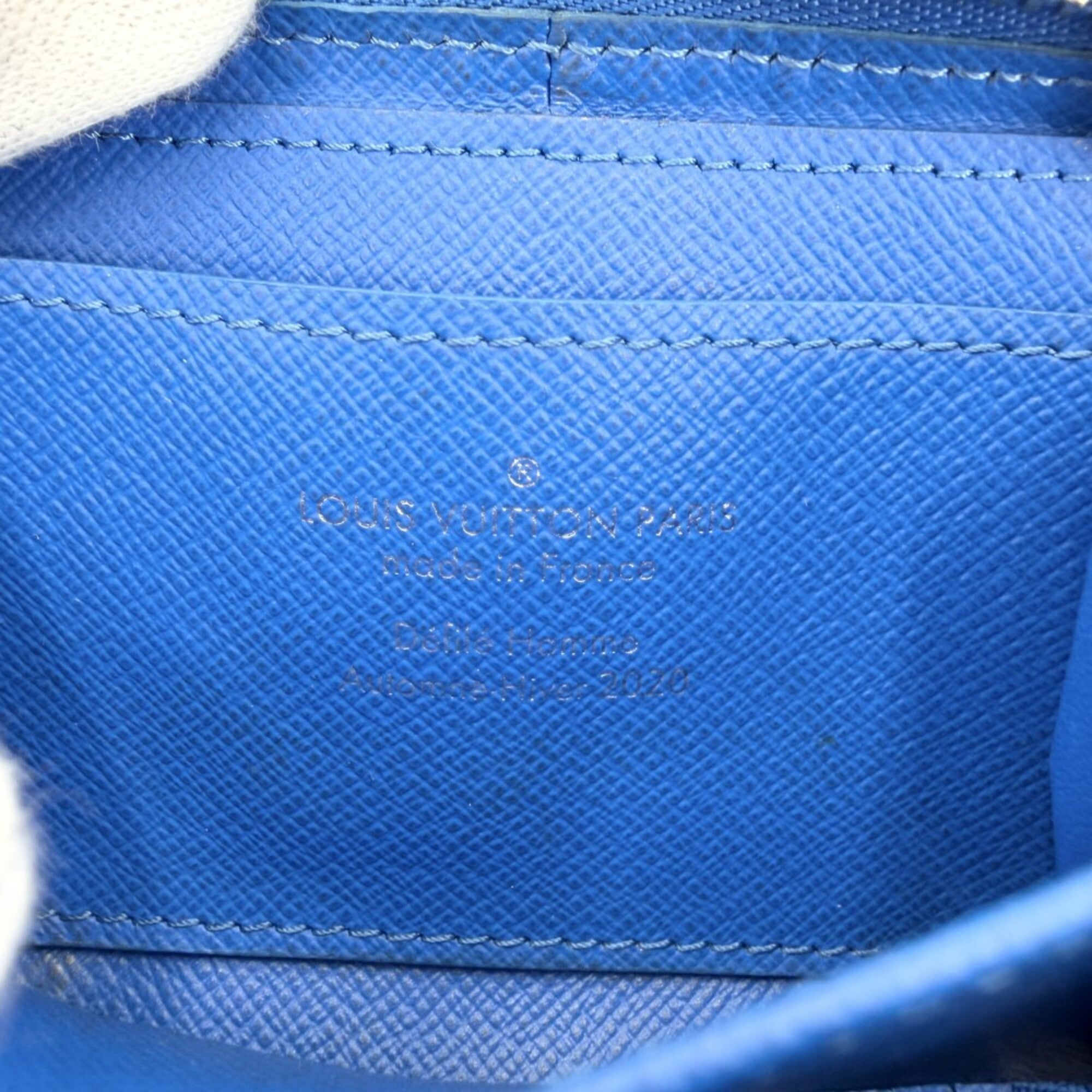 Louis Vuitton Blue Monogram Coin Purse/Coin Case (Pre-Owned)