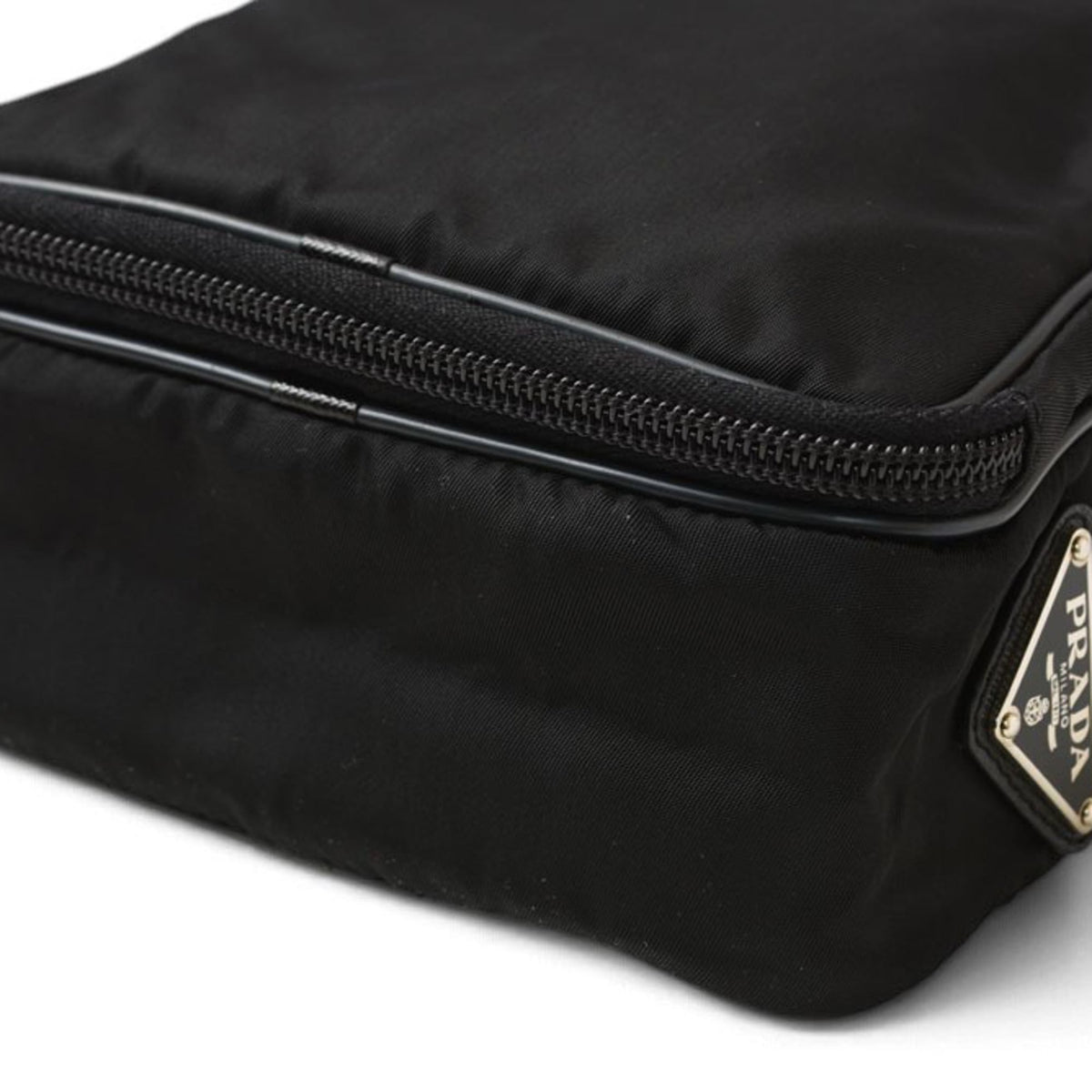 Prada Black Nylon Crossbody Bag Shoulder Bag (Pre-Owned)