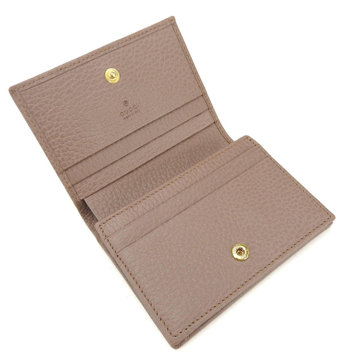 Gucci Beige Leather Wallet (Bi-Fold) (Pre-Owned)