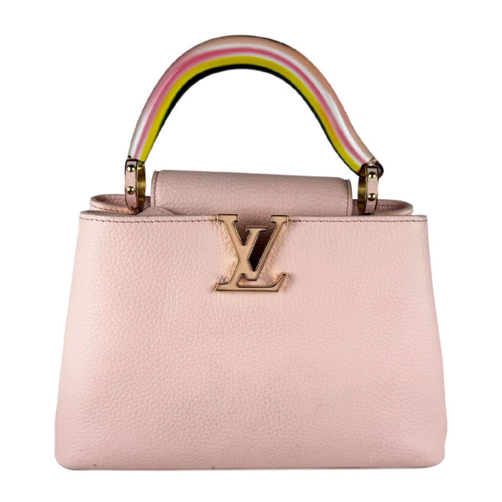 Louis Vuitton Light Pink Leather Handbag Shoulder Bag (Pre-Owned)