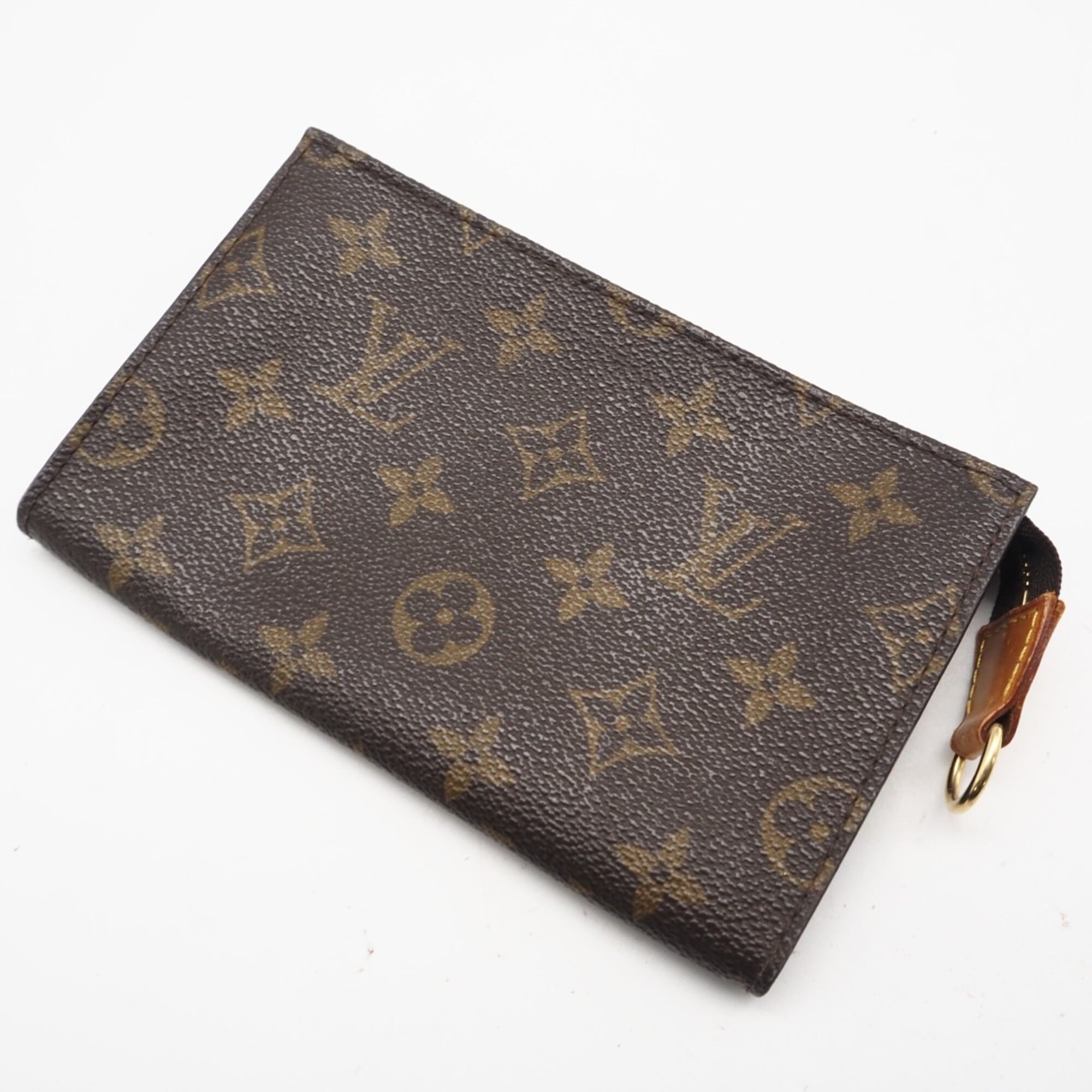 Louis Vuitton Monogram Brown Coated Canvas Leather Handbag (Pre-Owned)