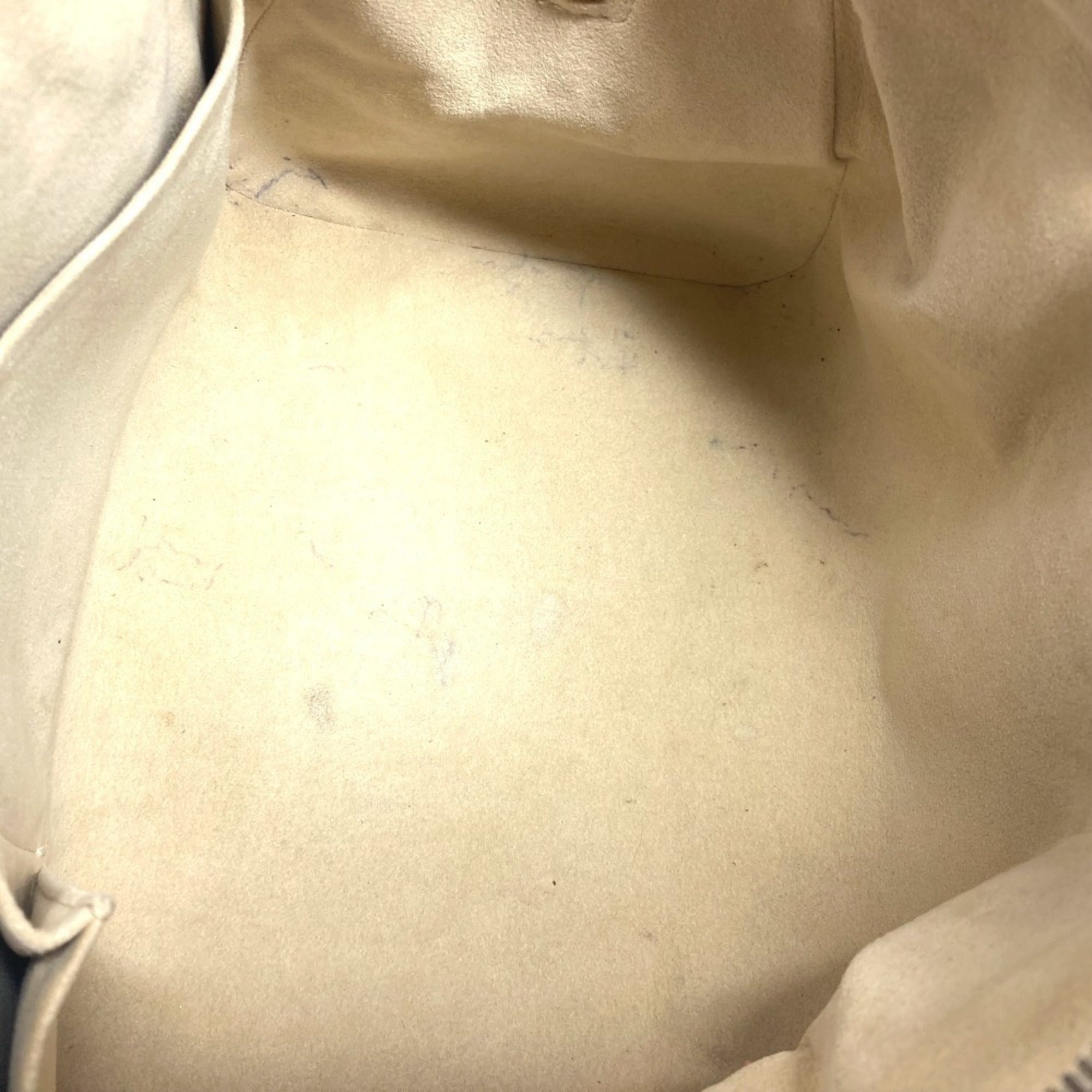 Louis Vuitton White Handbag Tote Bag (Pre-Owned)