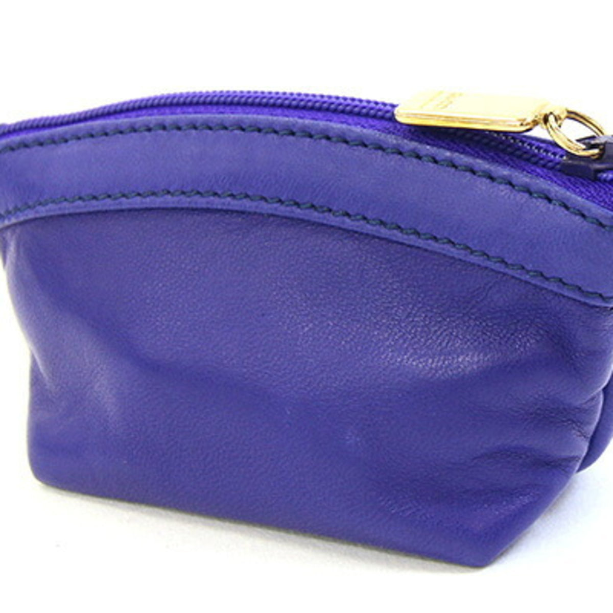 Gucci Blue Leather Coin Purse/Coin Case (Pre-Owned)