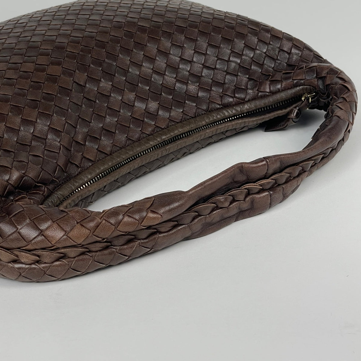 Bottega Veneta Brown Leather Handbag (Pre-Owned)