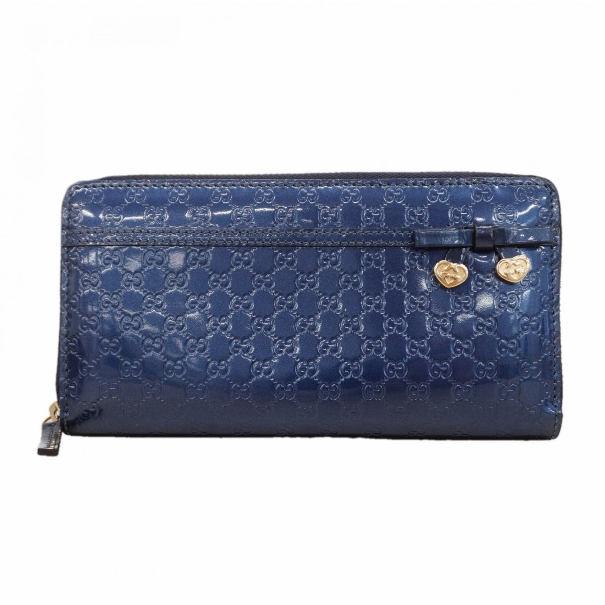 Gucci Blue Long Wallet (Bi-Fold) (Pre-Owned)