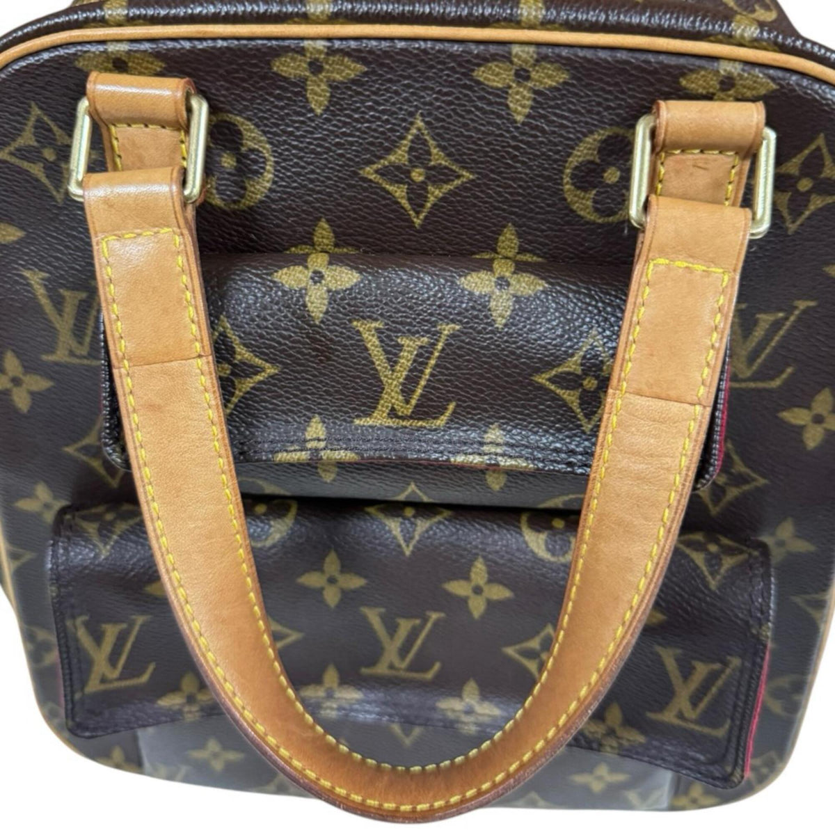 Louis Vuitton Brown Monogram Canvas Handbag (Pre-Owned)