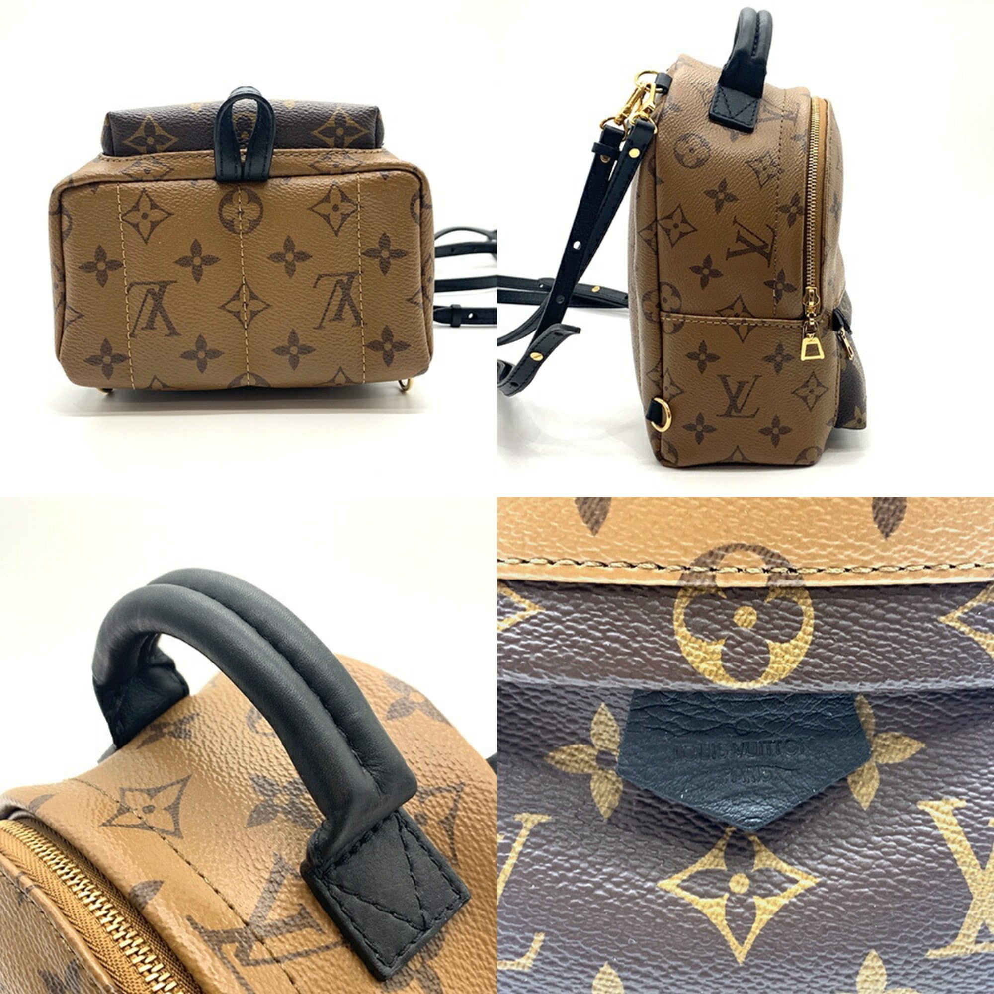 Louis Vuitton Brown Monogram Reverse Monogram Reverse Backpack (Pre-Owned)
