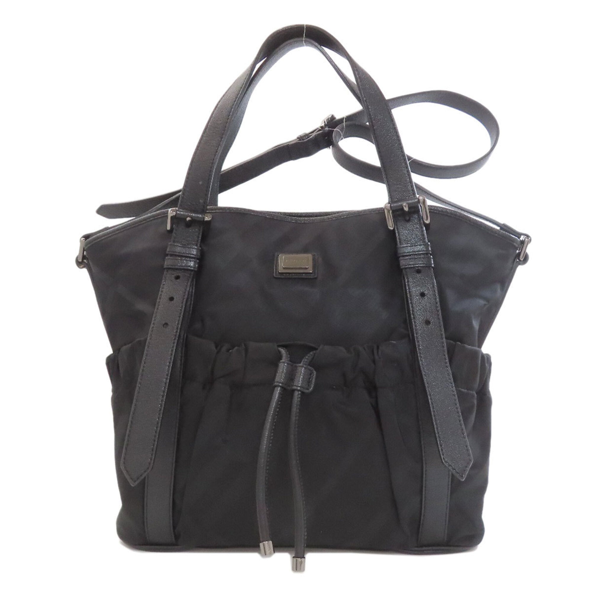 Burberry Black Nylon Tote Bag (Pre-Owned)
