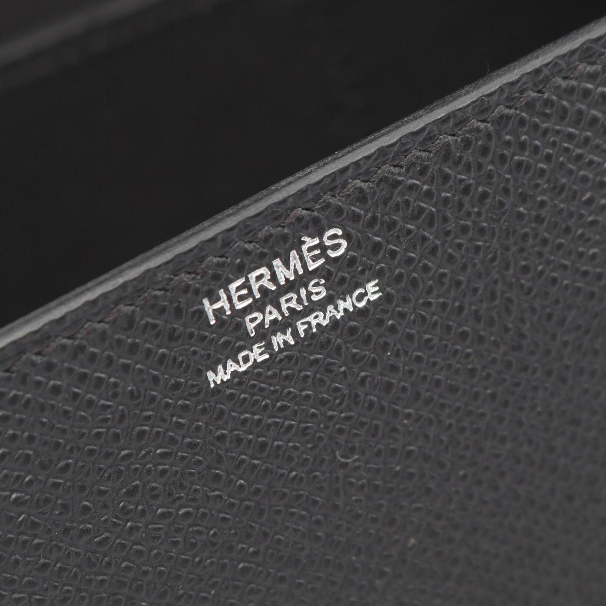 Hermes Black Epsom Leather Shoulder Bag (Pre-Owned)