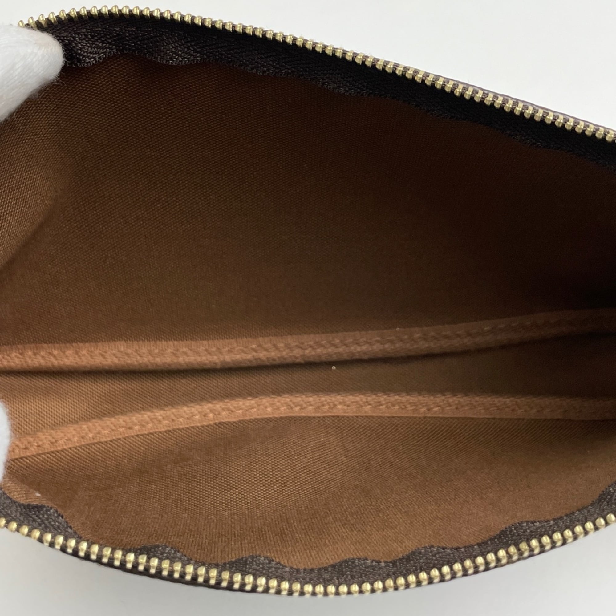 Louis Vuitton Brown Monogram Pochette Pouch (Pre-Owned)